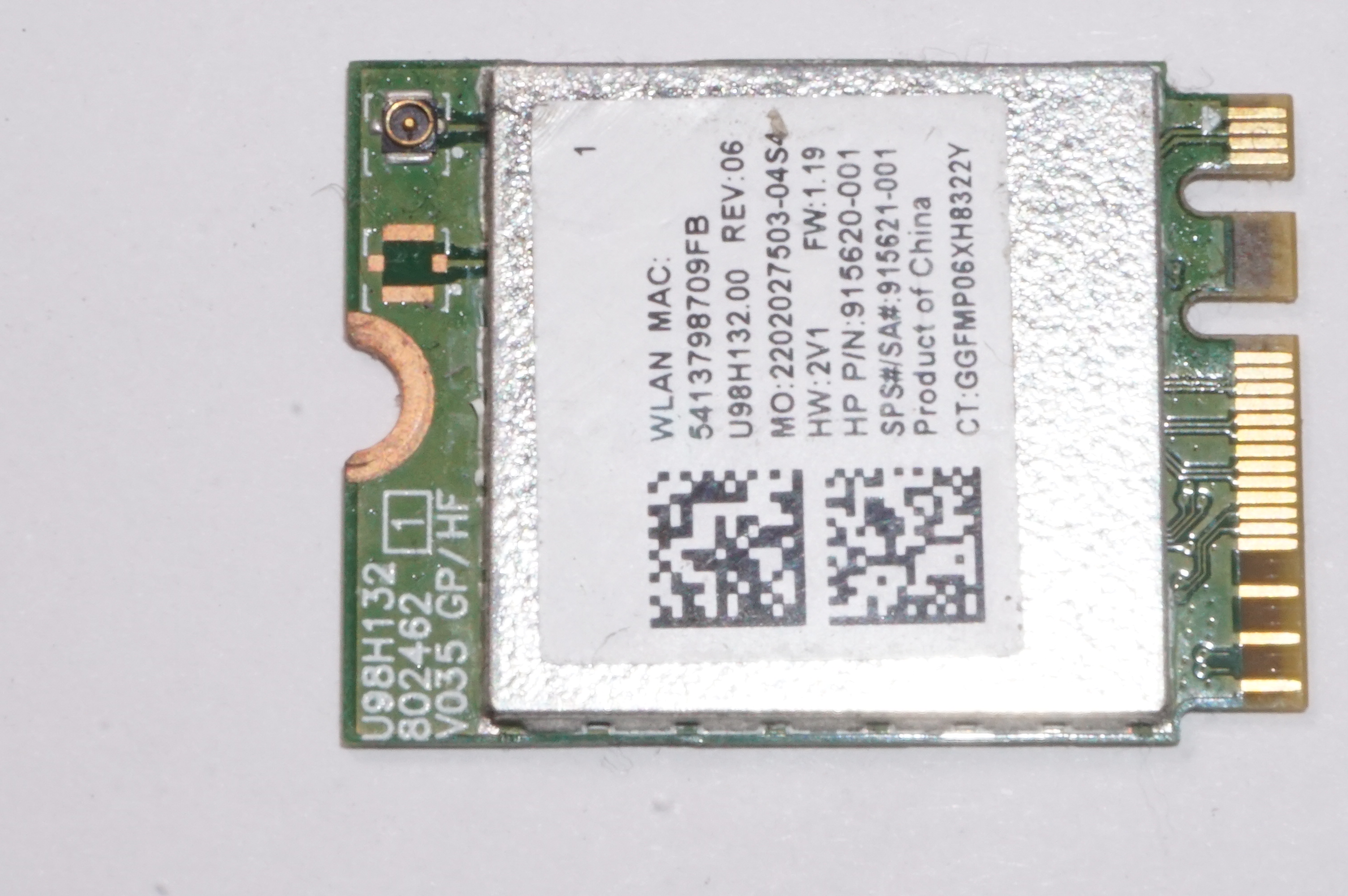 915621-001 Hp Wireless Card 270-P043W 24-E014 590-P0060