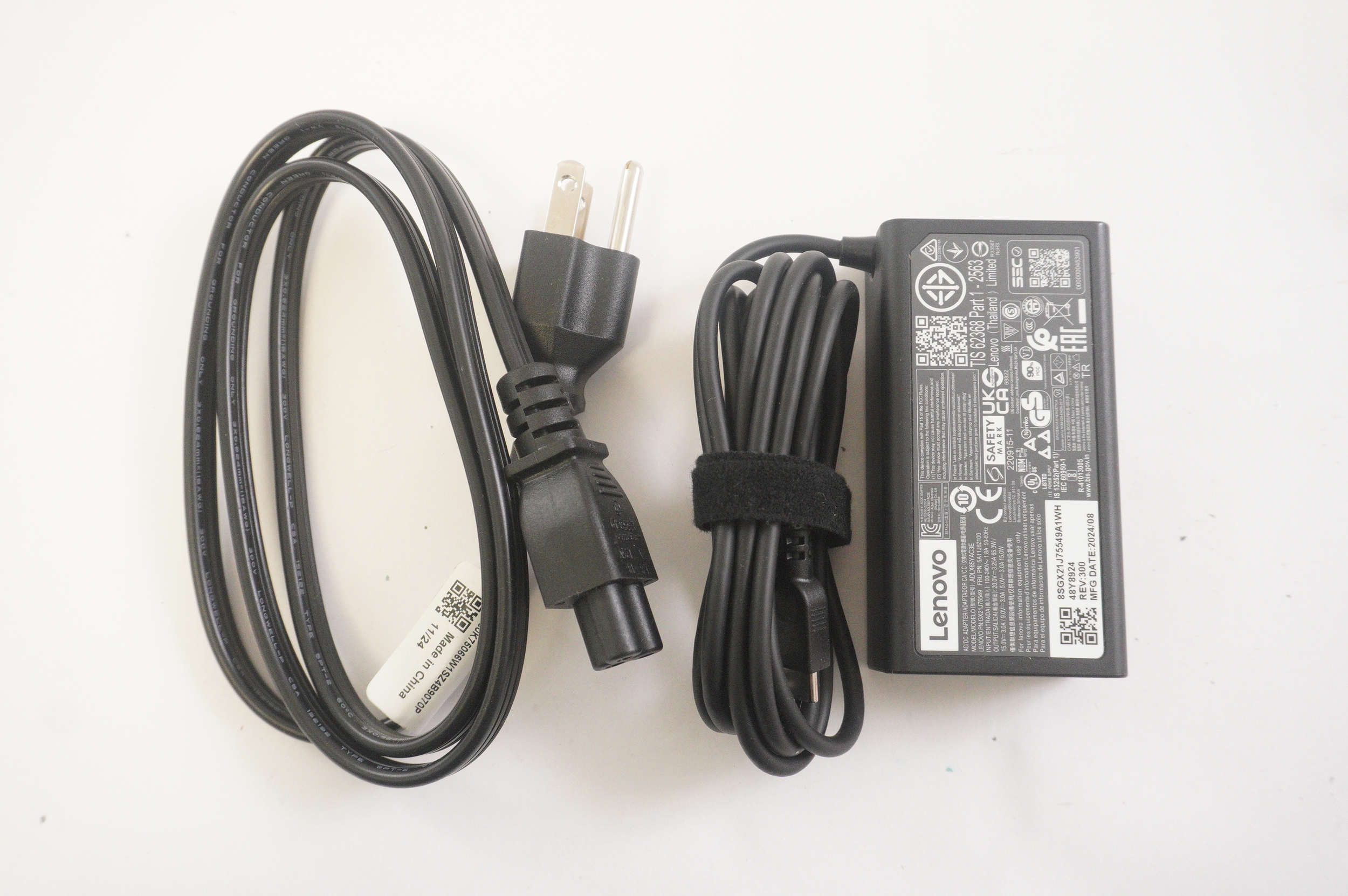 ADLX65YAC3E Lenovo 20.0V 3.25A 15.0V 3.0A 65W AC ADAPTER