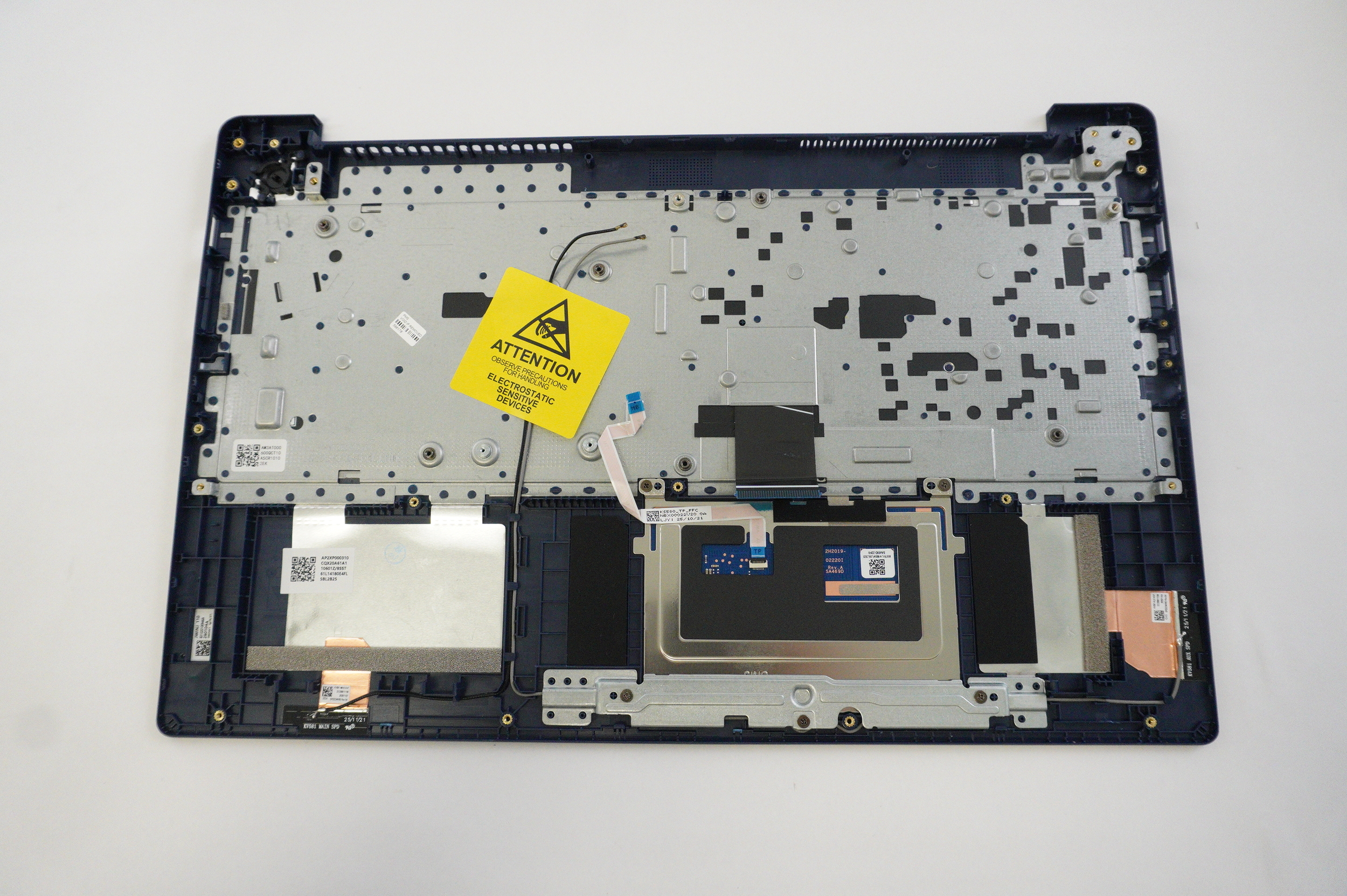 AP2XP000310 Lenovo US Palmrest Keyboard Abyss Blue 82XQ012GUS IdeaPad Slim 3 15AMN8