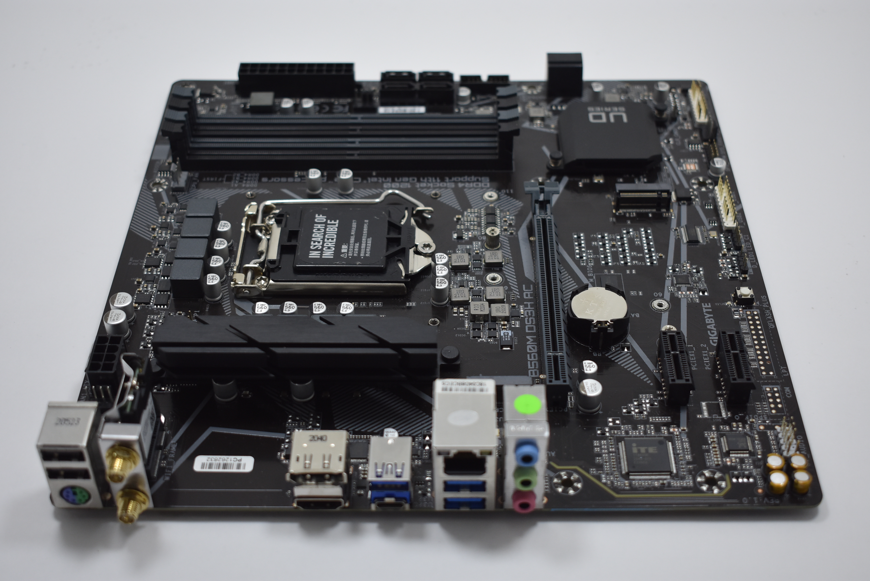 B560M-DS3H-AC  Intel LGA 1200 Gaming Desktop Motherboard  No I/O Plate