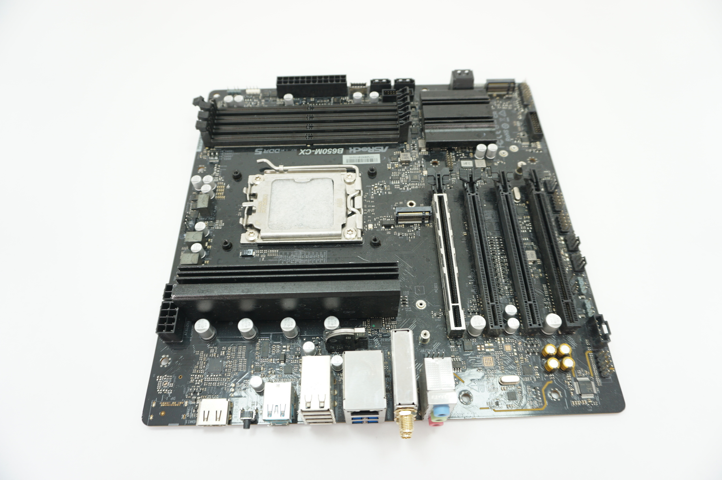 B650MCX AsRock AMD Socket AM5 micro-ATX supporting Ryzen 9000, 8000, 7000
