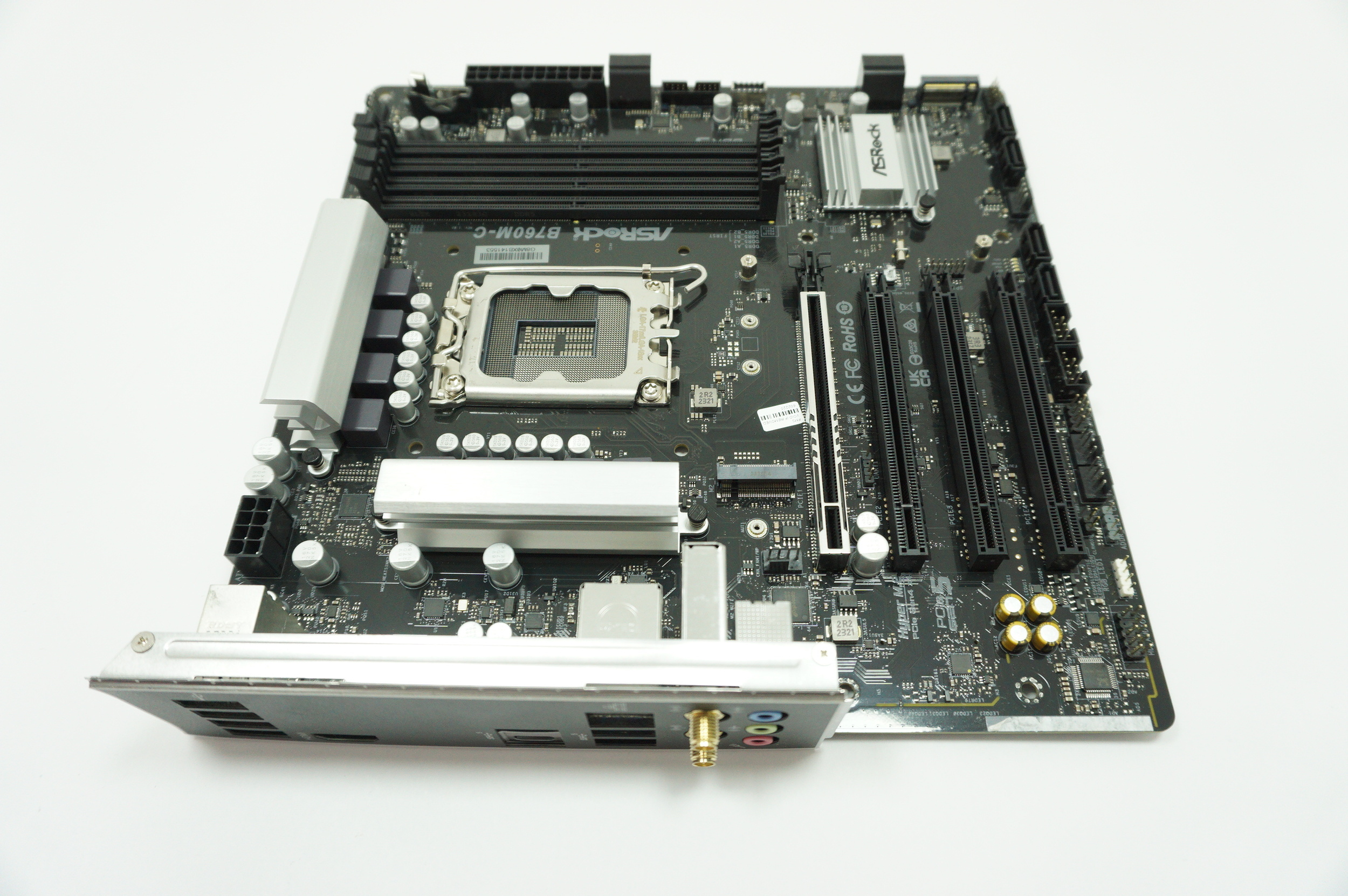 B760MC GigaByte Intel LGA1700 DDR5 Gaming Motherboard NO IO Shield Plate B760M-C