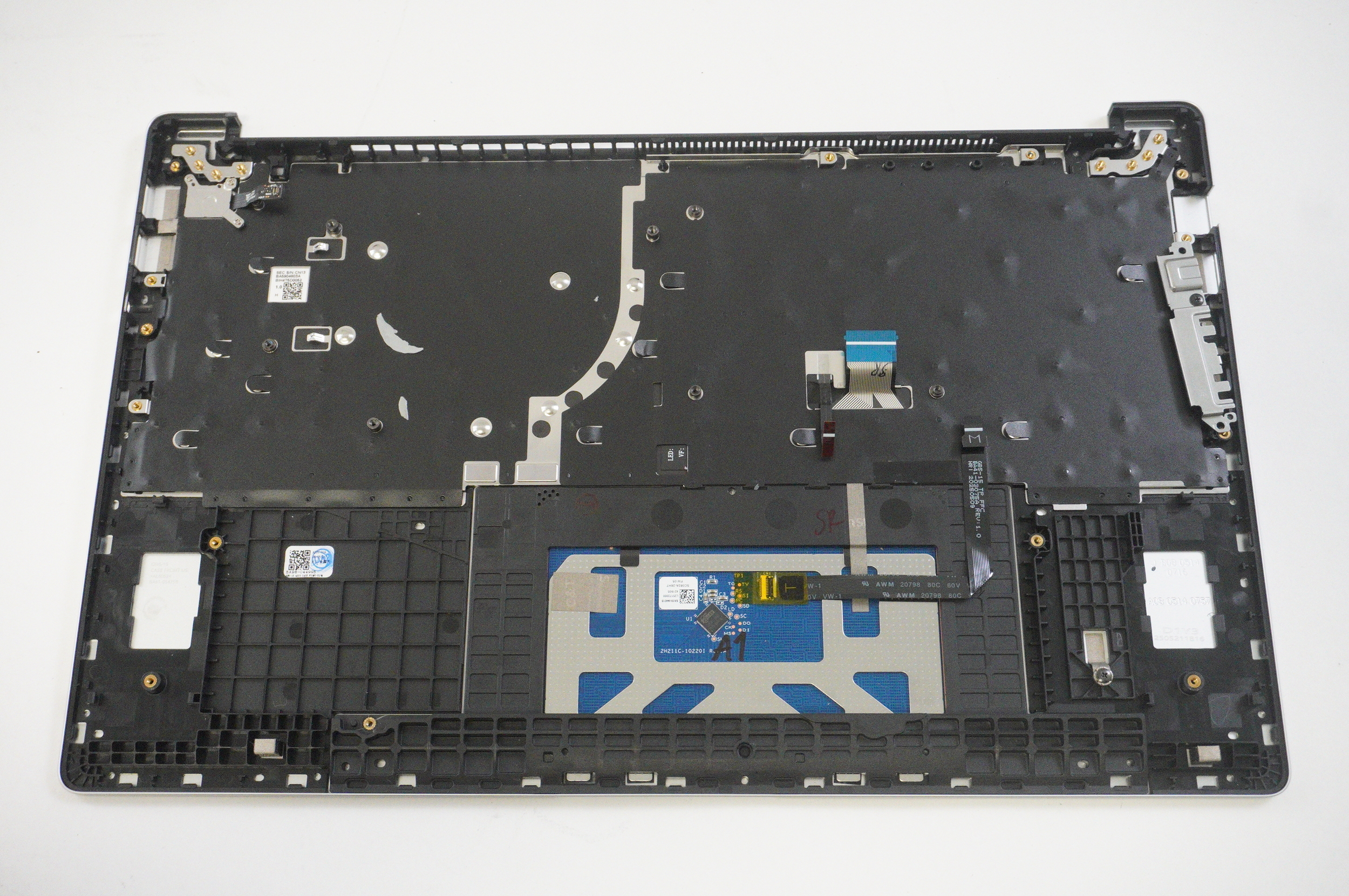 BA61-05475B Samsung US Palmrest Keyboard Silver NP750XHD-KB1US