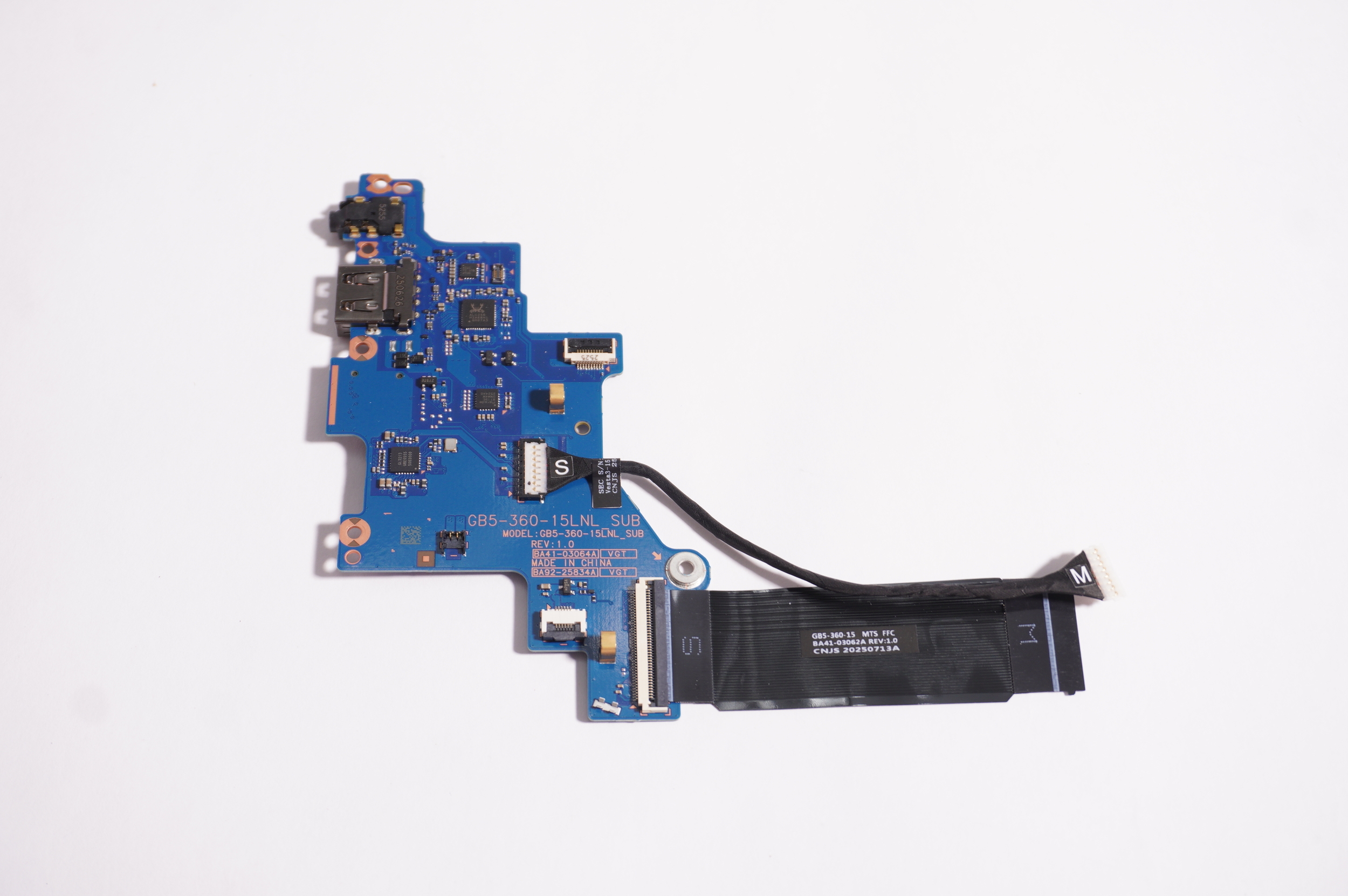 BA92-25834A Samsung USB Board with cables NP750QHA-KA1US