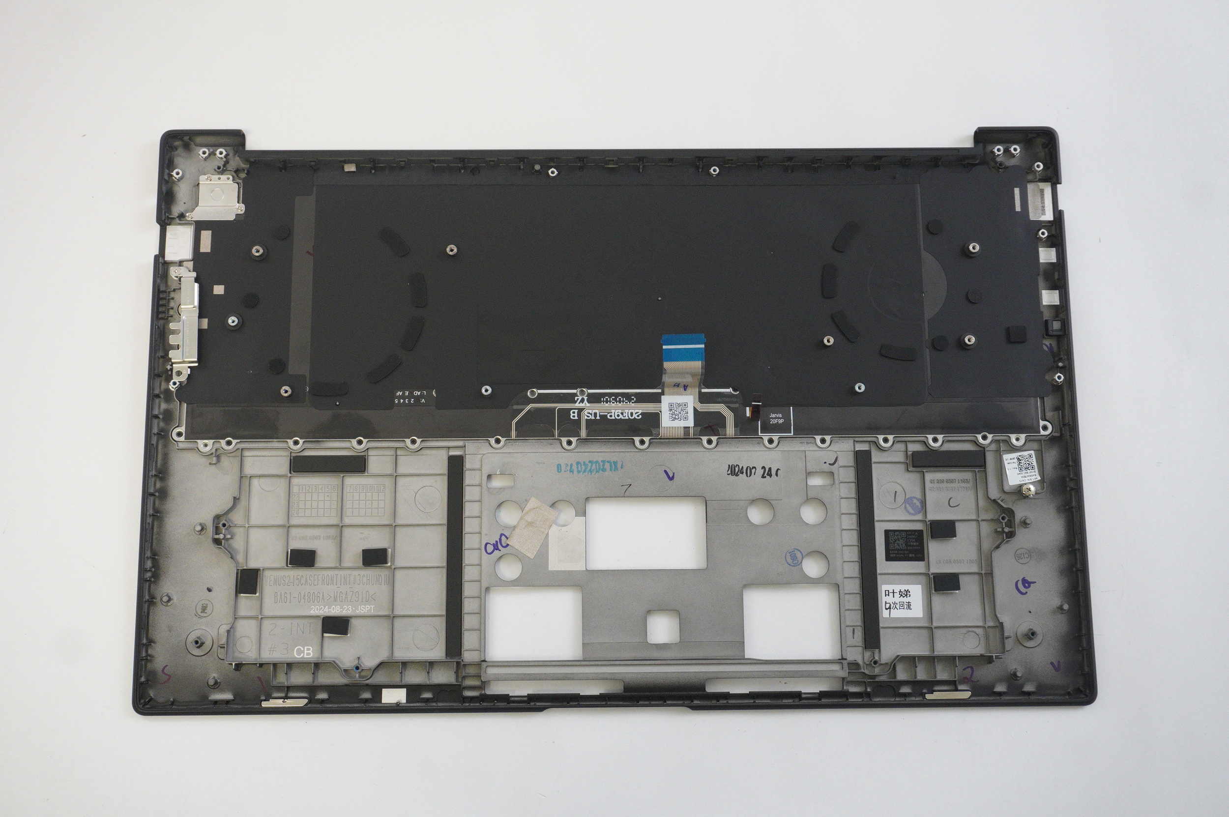 BA98-04218A Samsung US Palmrest Keyboard Neptune Blue XE550XGA-KC1US