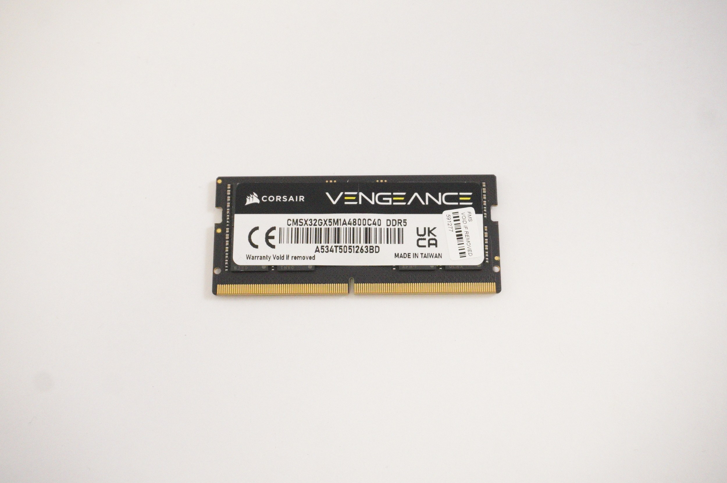 CMSX32GX5M1A4800C40 CORSAIR 32GB DDR5 4800 PC4 SO-DIMM