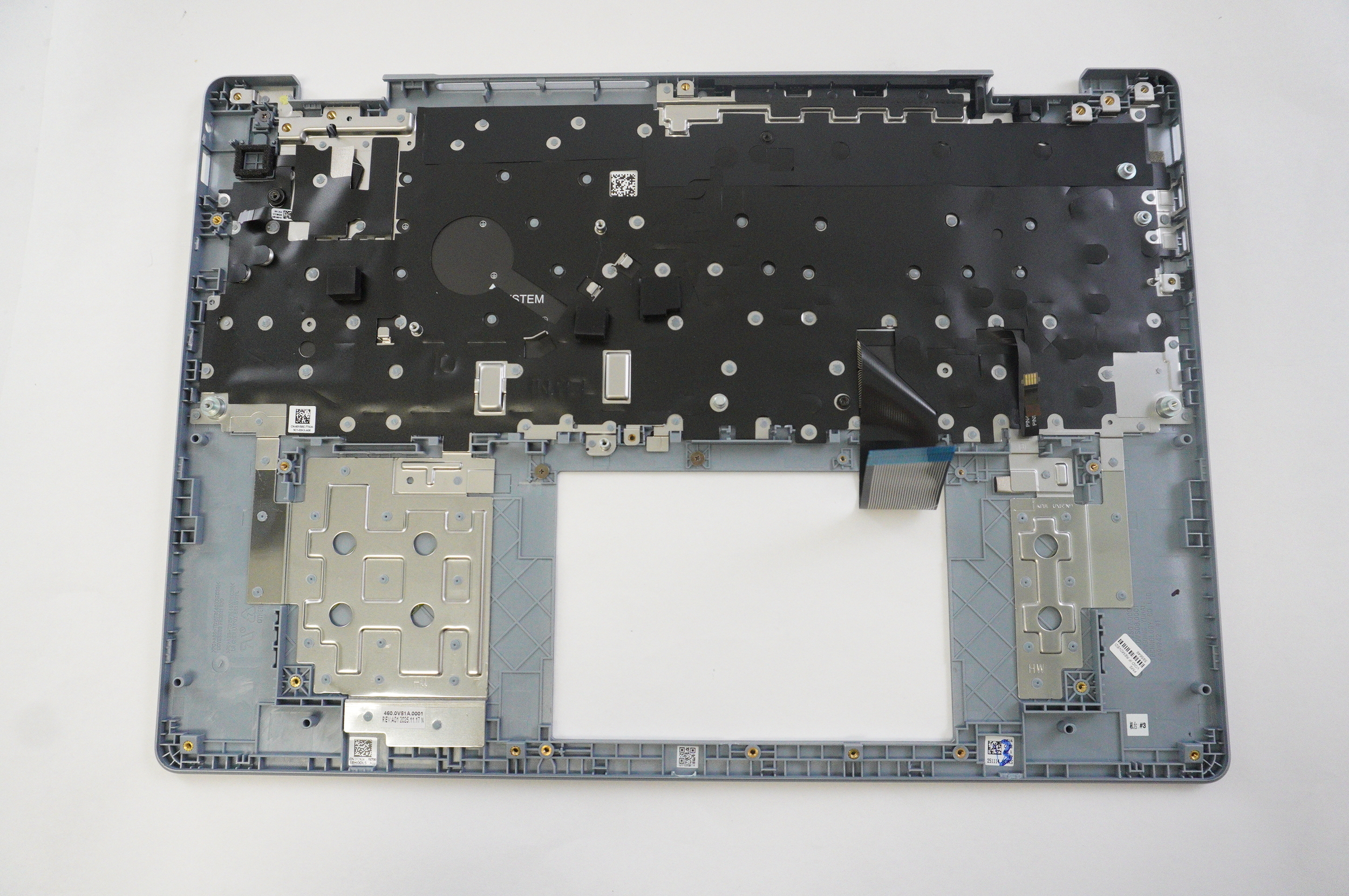 CN-60VS0C Dell US Palmrest Keyboard Ice Blue LDB16250-7014BLU-PUS