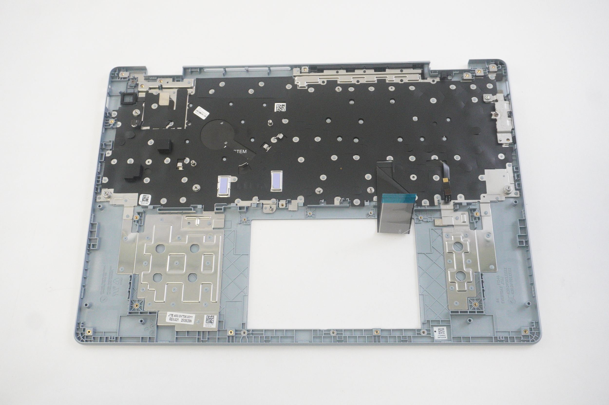 CN-60VT05 Dell US Palmrest Keyboard Ice Blue LDB16255-A873BLU-PUS