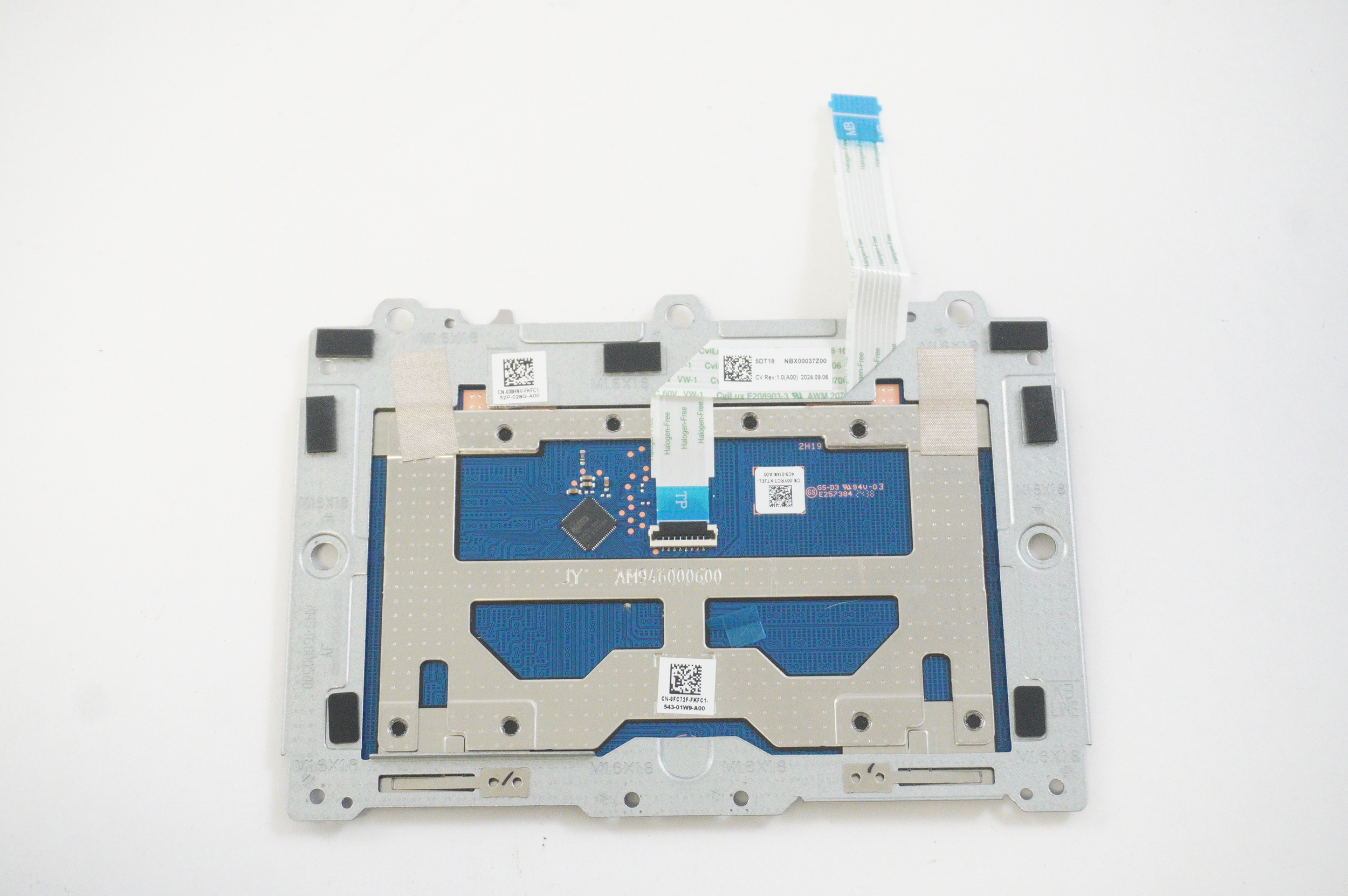 FC72F Dell Touchpad Module Board W/Cable Silver I7441-SX10838BLU-PUS