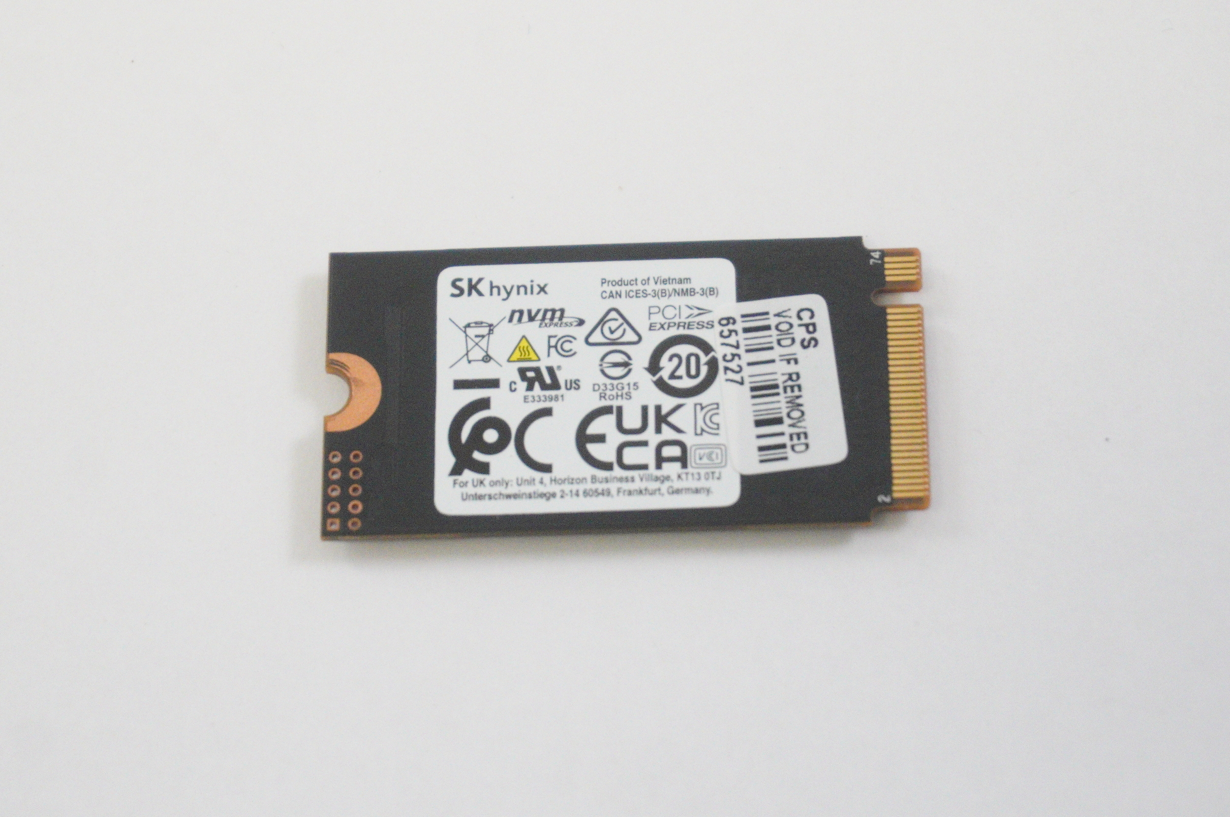 HFS001TEM4X182N Hynix 1TB NVMe PCIe Gen4x4 M.2 2242 SSD Drive