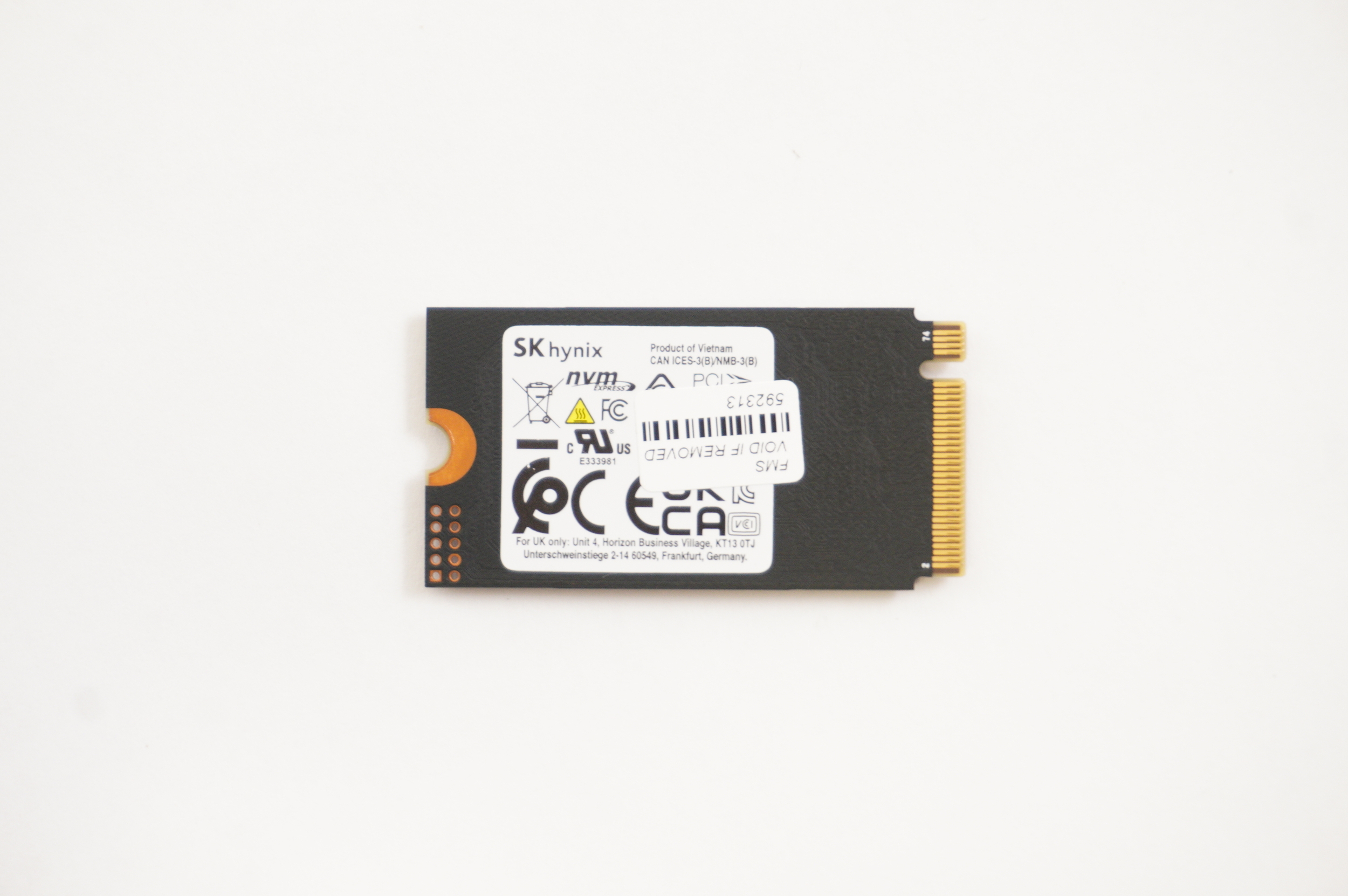 HFS256GEM4X182N Hynix 256GB NVMe PCIe Gen 4X4 M.2 2242 SSD Drive
