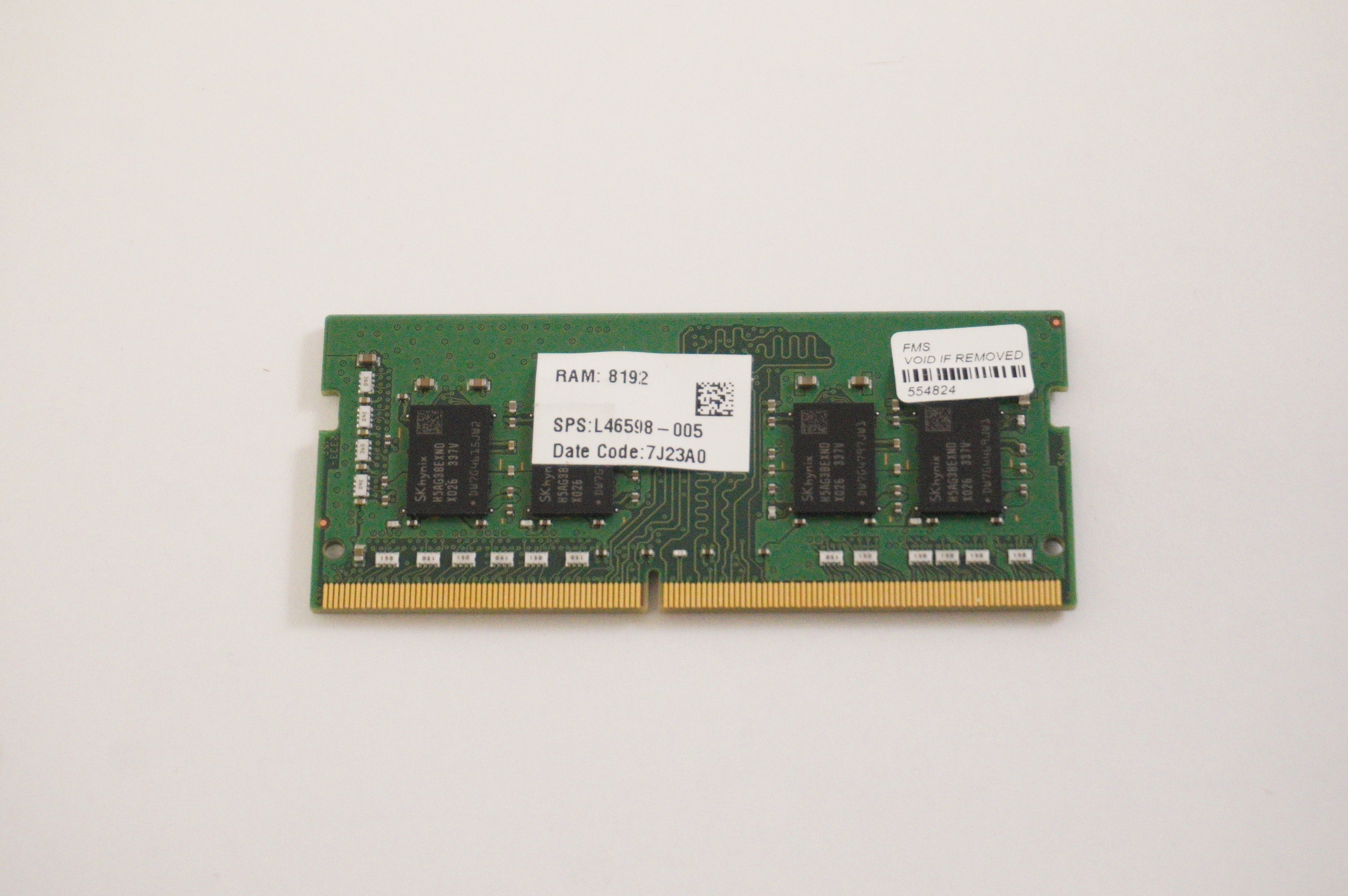 HMAG68EXNSA051N-BC Hynix 8GB PC4-3200AA 3200MHz DDR4 SO-DIMM Memory