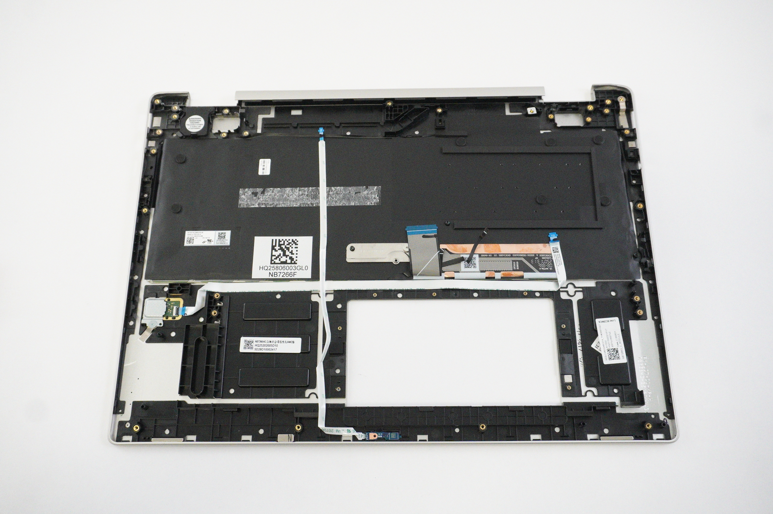 HQ25806003GL0 Lenovo US Palmrest Keyboard Seashell 83TF0002US