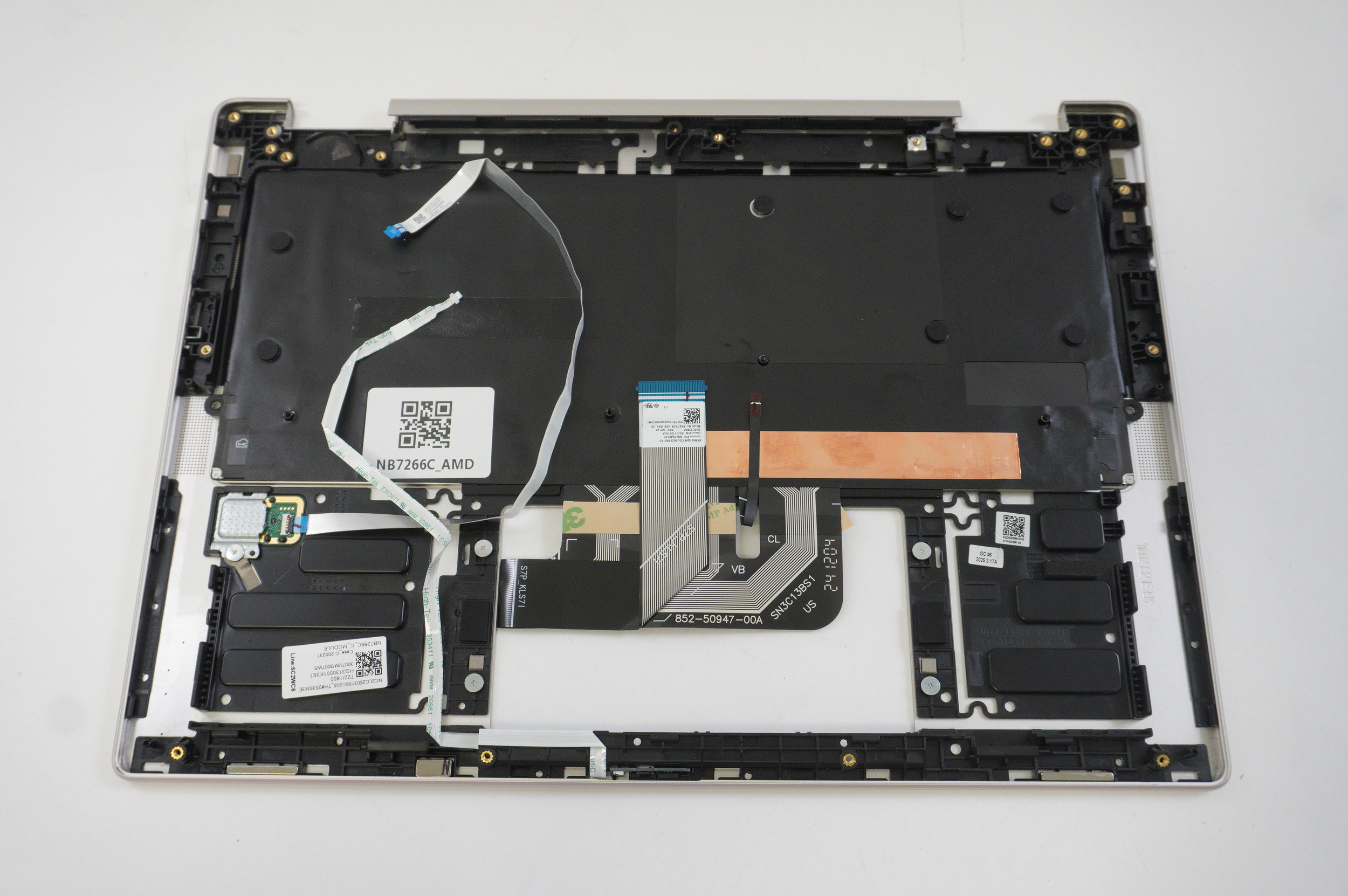 HQ3130001K3S7 Lenovo US Palmrest Keyboard Seashell 83JR0001US YOGA 7 2-IN-1 14AKP10