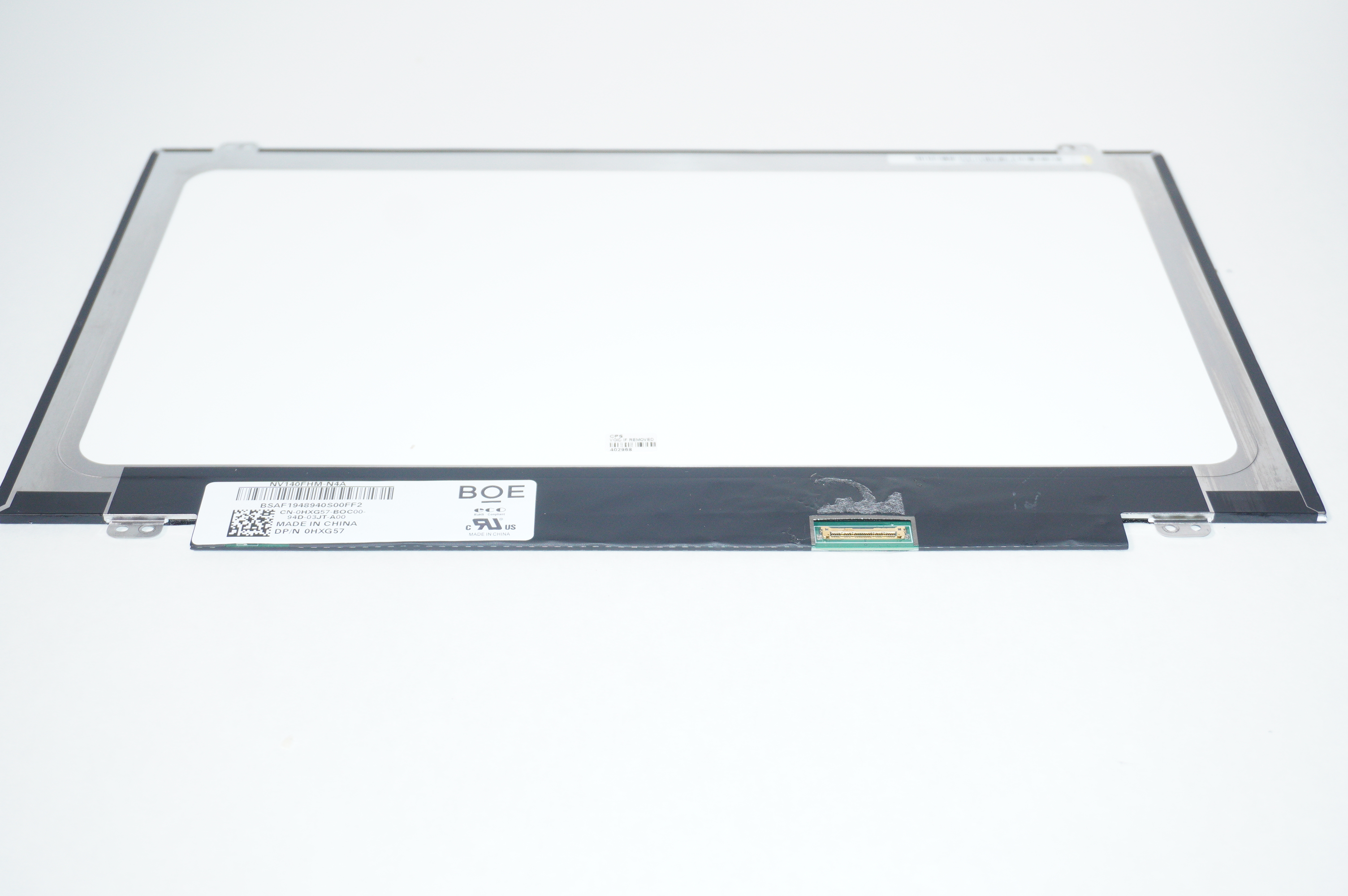 HXG57 Dell 14.0 FHD 30 pin Screen Top & Bottom Brackets  5490 I5-8350U