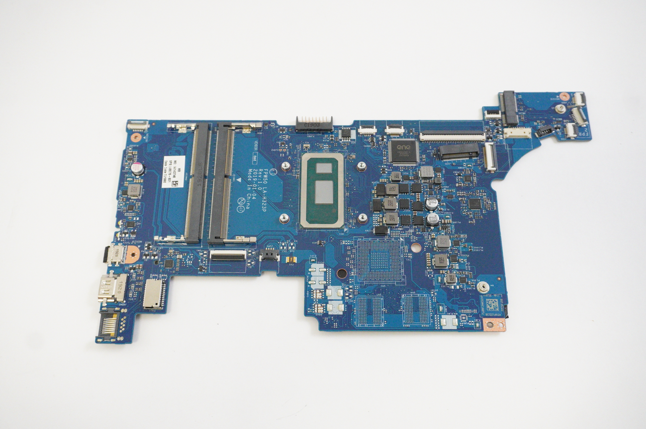 L68076-001 Hp Intel Core i5-10210U Motherboard 15-DW