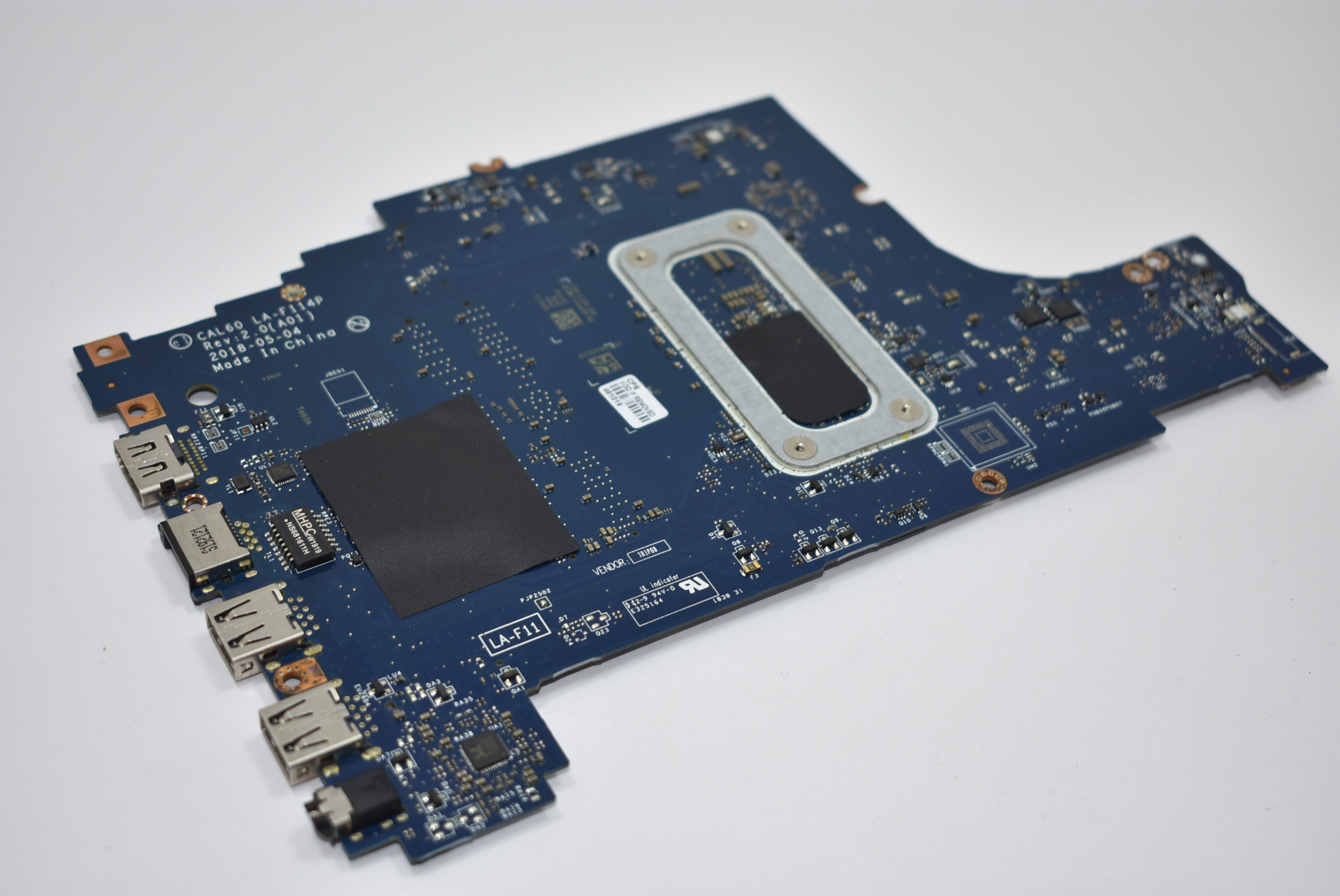 LA-F114P-REV:2 Dell 001YV2 For Dell Inspiron 5570 5770 I3-8130U Motherboard CN-01YV2 001YV2