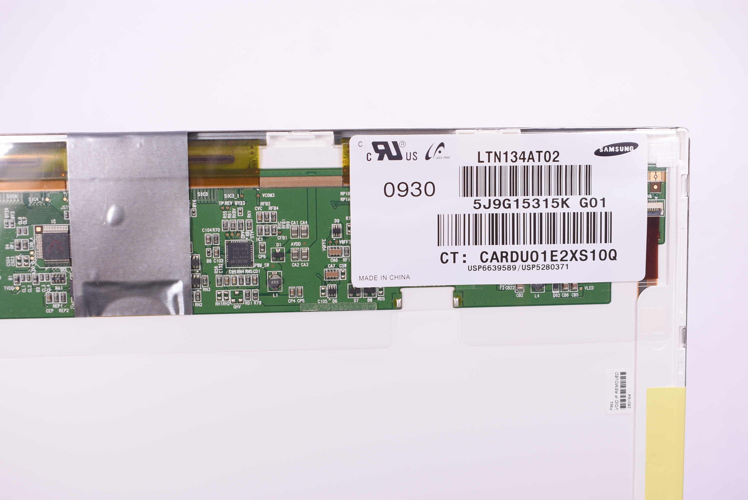 LTN134AT02-G01 Samsung 13.4” Hd 40pin Glossy Lcd Screen