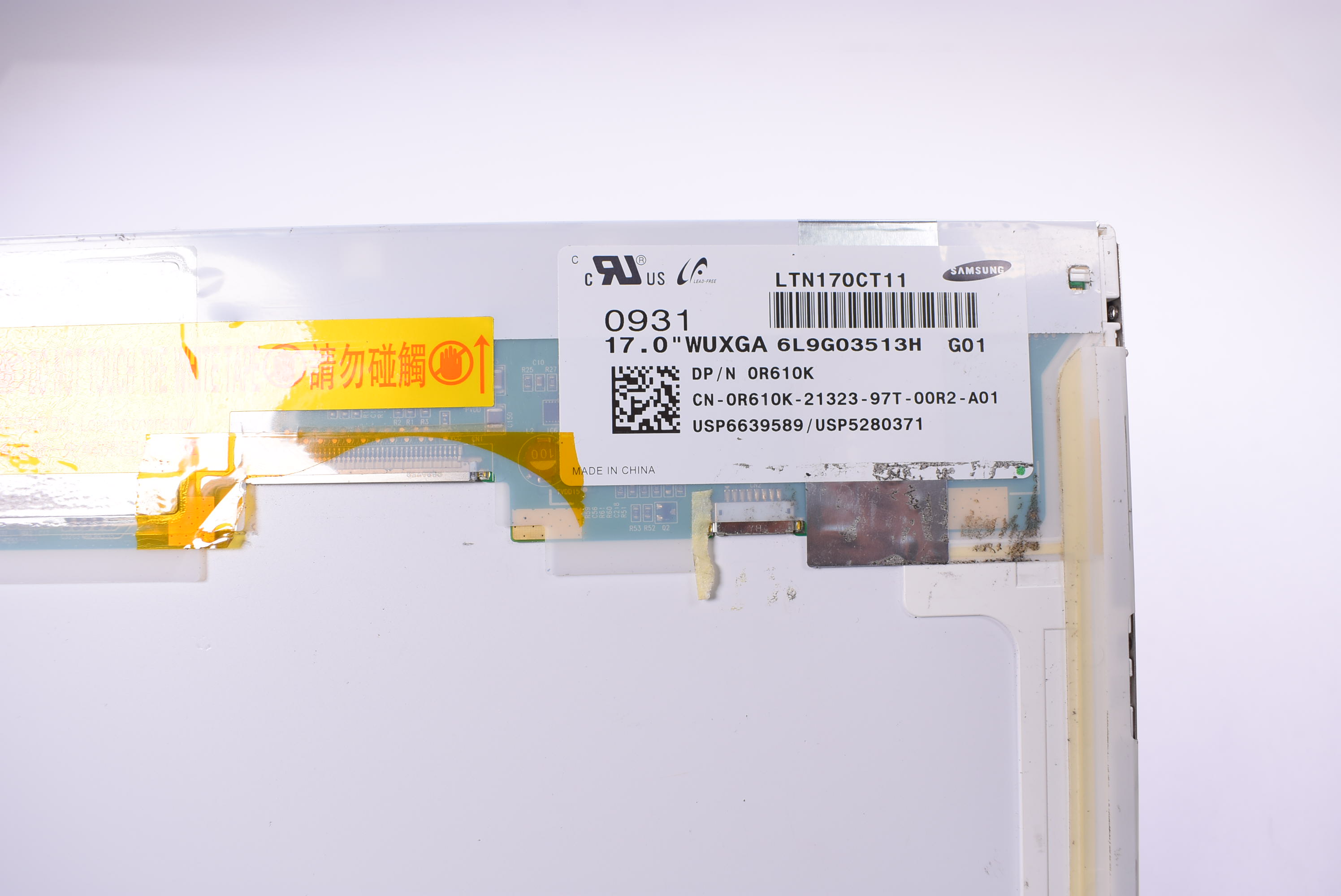 LTN170CT11-G01 Samsung 17.0” Wuxga 30pin Ccfl Lcd Screen