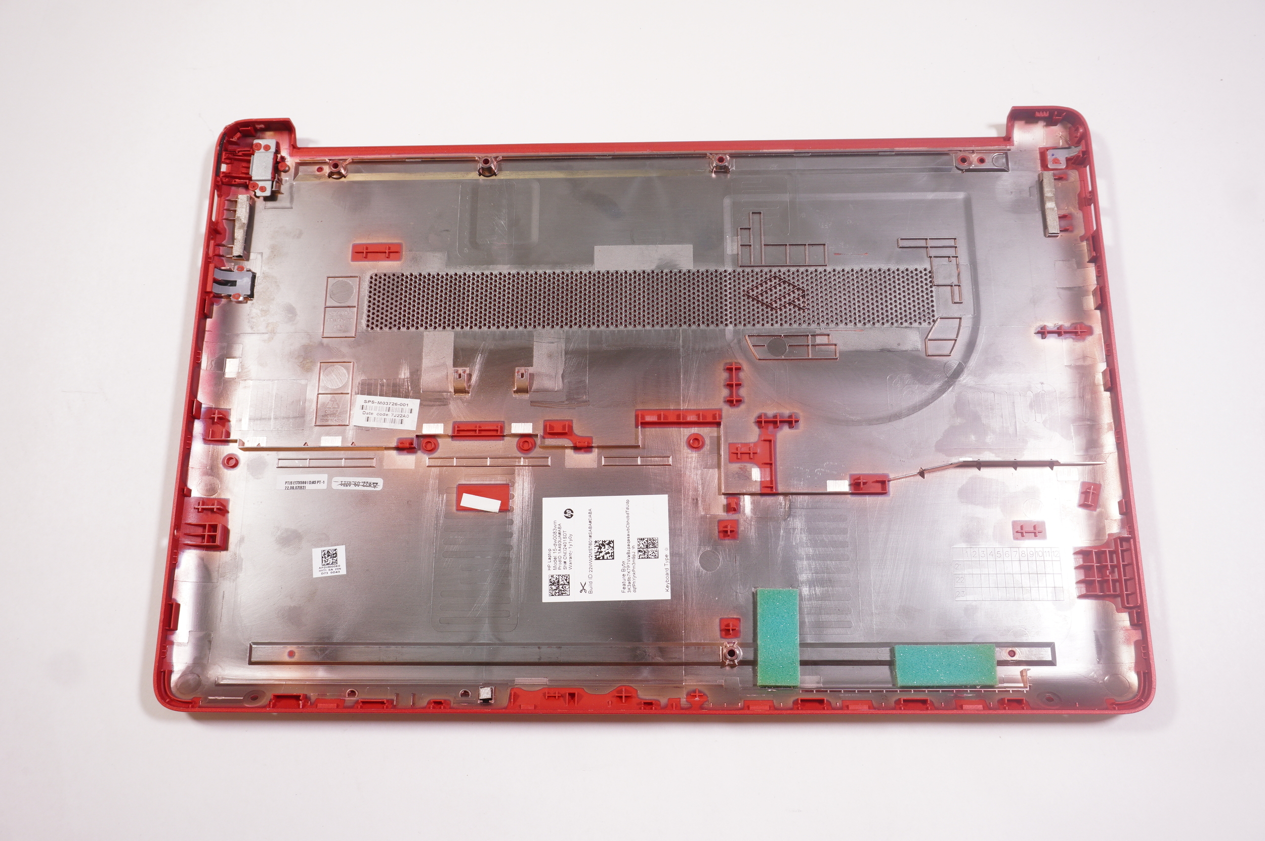 M03726-001 Hp Bottom Base Cover Scarlet RED 15-DW0083WM 15-DW0081WM