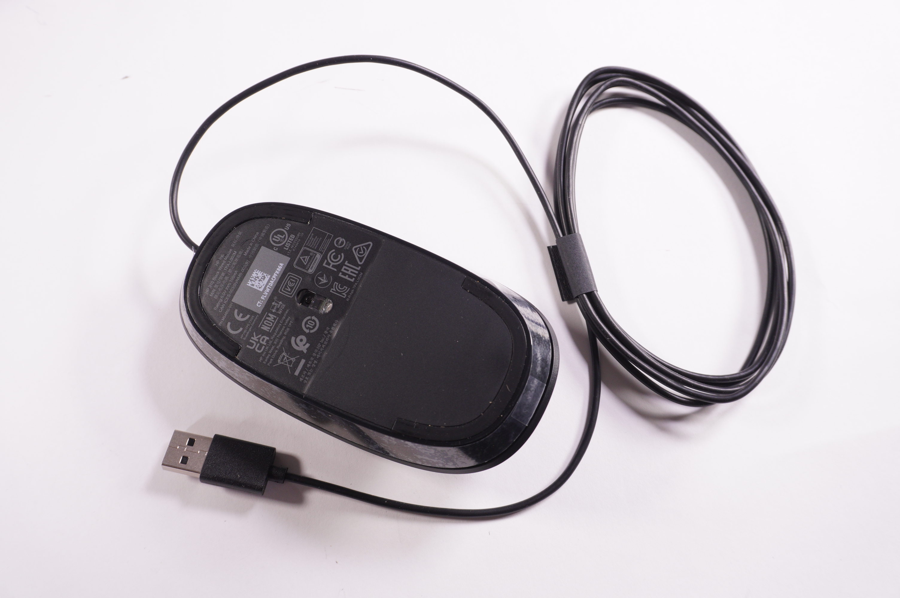 M81446-001 Hp HP 310 Black Wired Mouse GT21-0094 TG02-0040