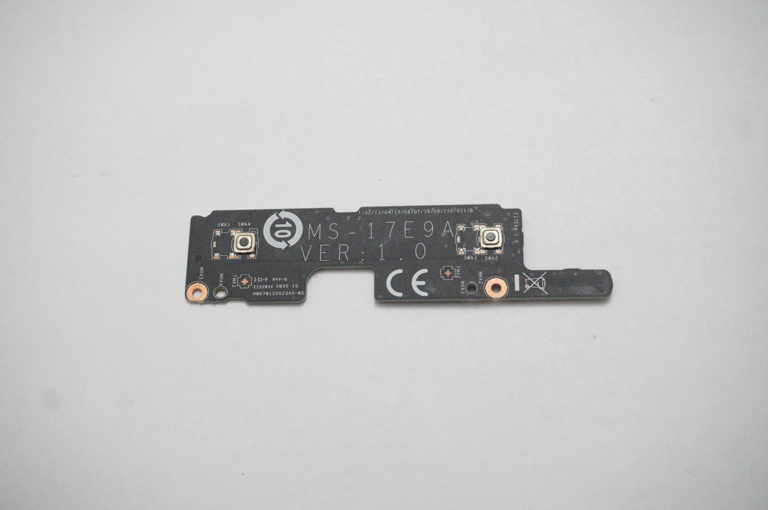 MS-17E9A MSI USB Board MSI GP76 MSI GE75 RAIDER 10SE-008US