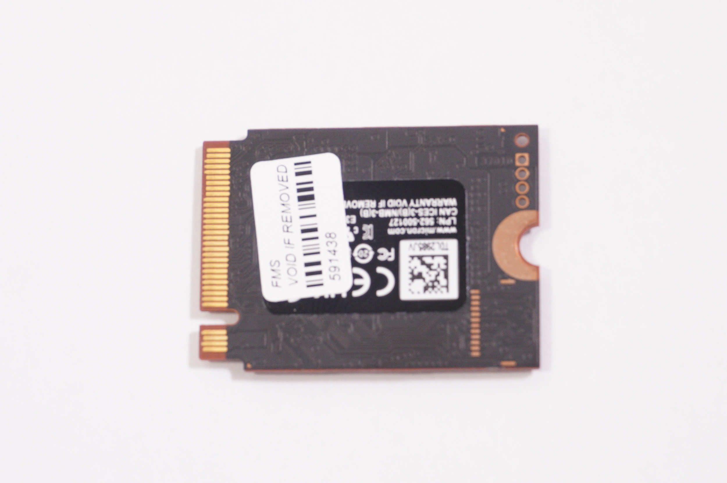 MTFDKBK1T0QGN Micron 1TB PCIe NVMe Gen 4×4 M.2 2230 SSD Drive LDB04250-7137BLU-PUS