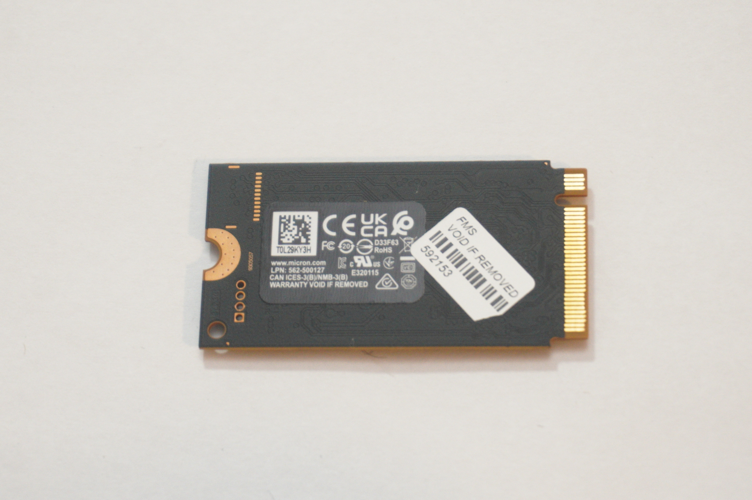 MTFDKCD1T0TGE Micron 1TB NVMe PCIe Gen4x4 M.2 2242 SSD Drive 83DK000AUS YOGA 7 2-IN-1 14AHP9