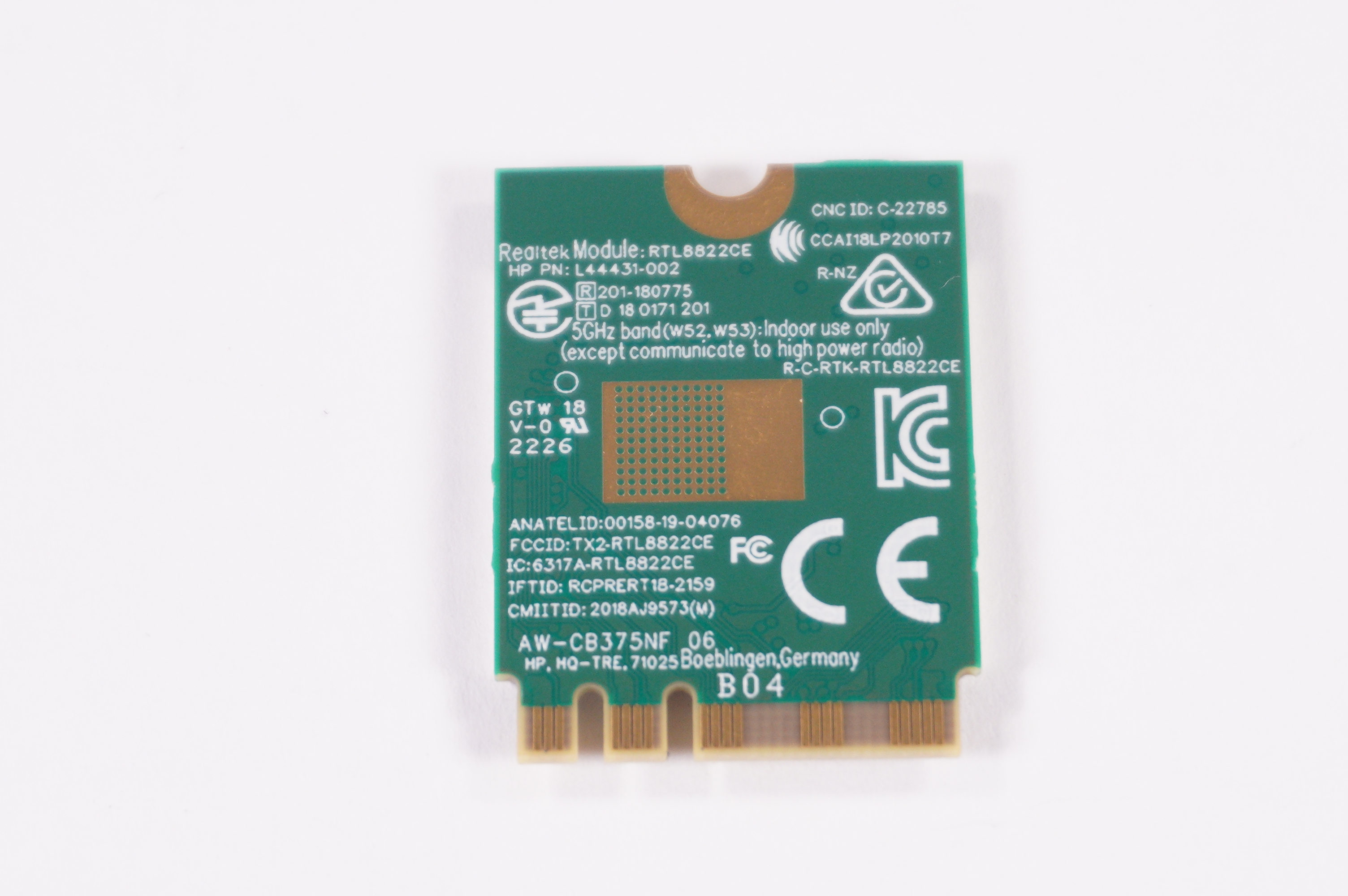 N29134-001 Hp Wireless Card 15A-NA0063DX