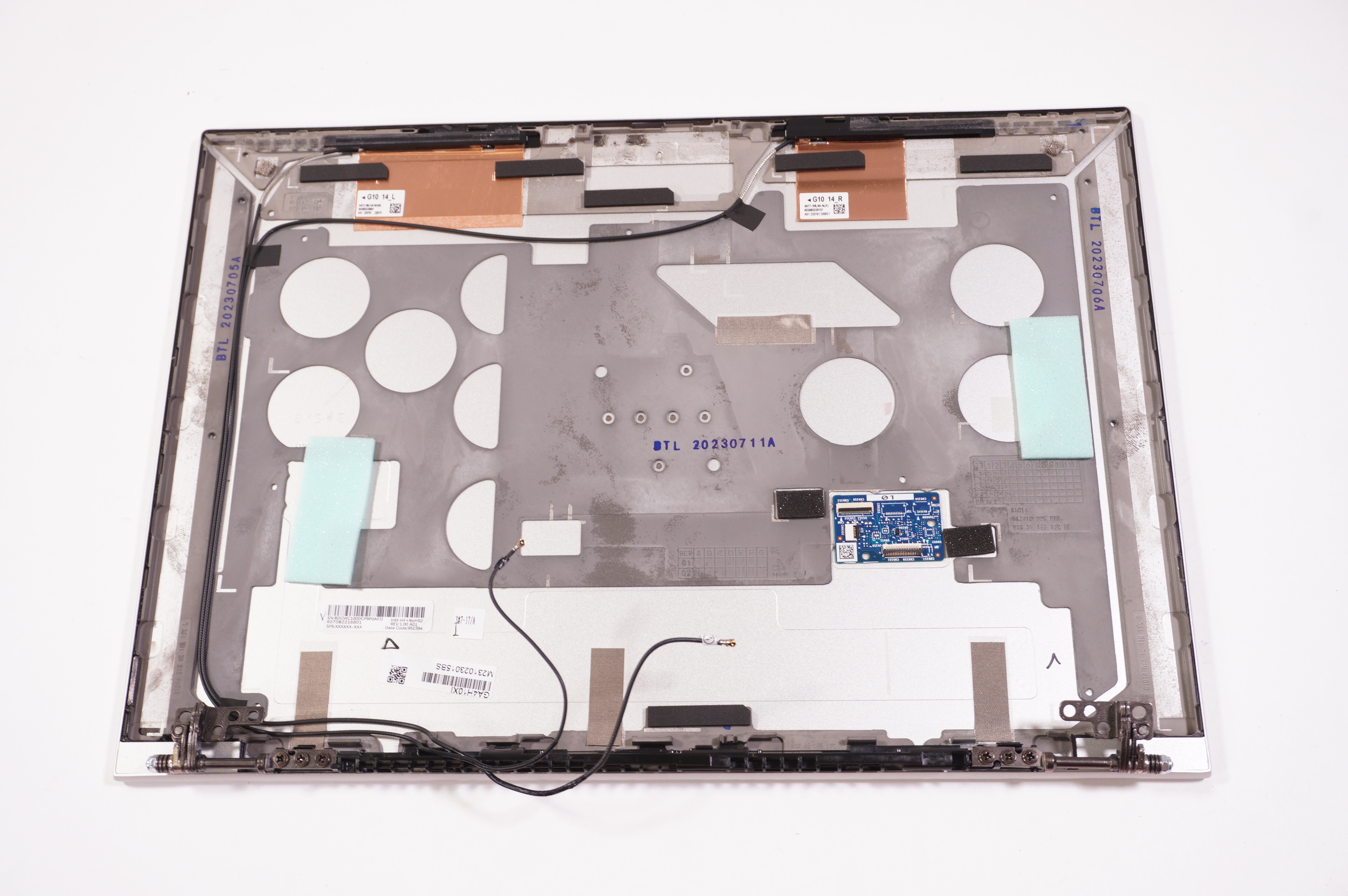 N49584-001 Hp LCD Back Cover With Antenna & Hinges ELITEBOOK 840 G10