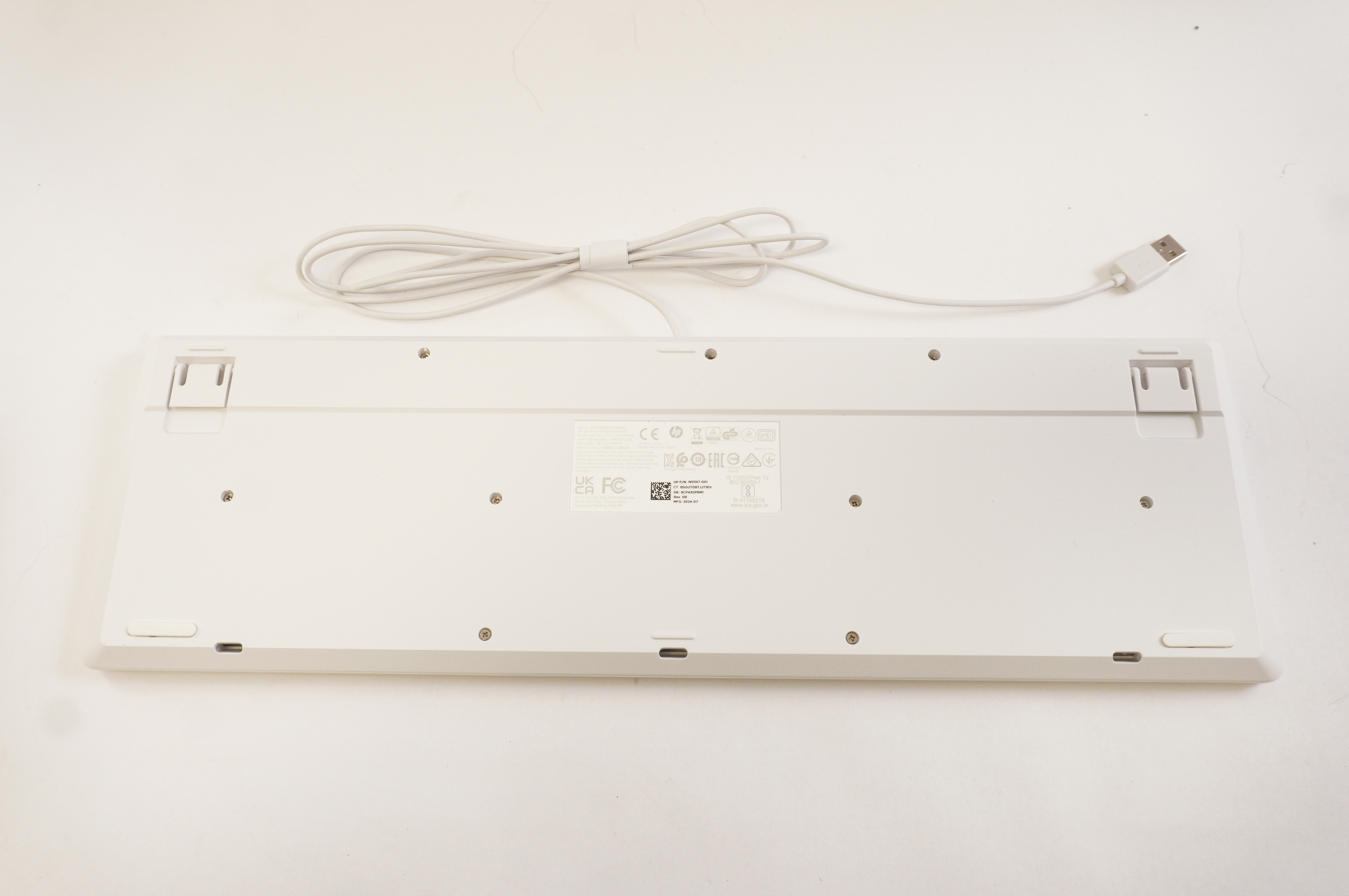 N51147-001 Hp US Keyboard 125 White GT16-0344