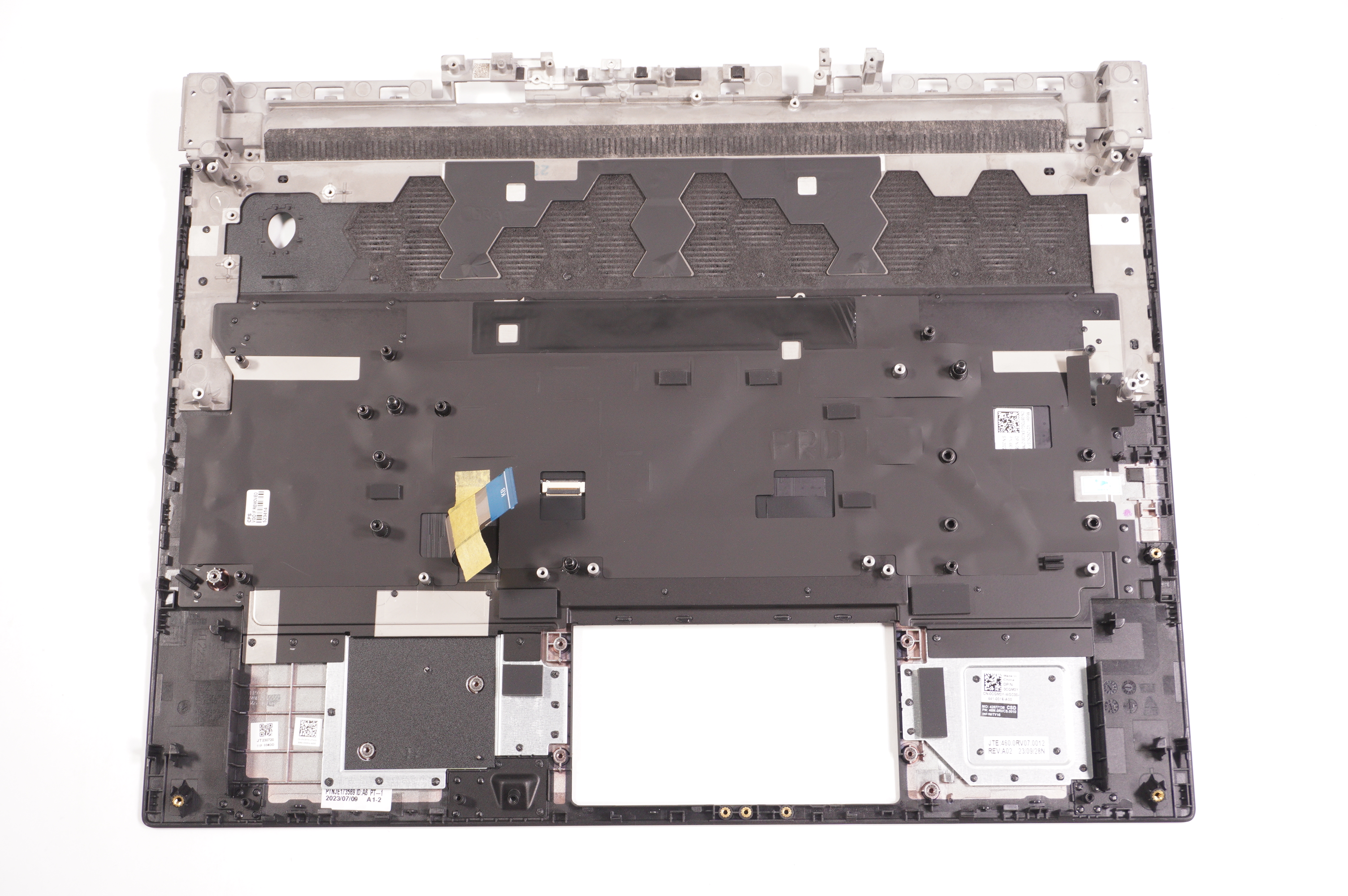 NC97W Alienware US Palmrest Keyboard Black
