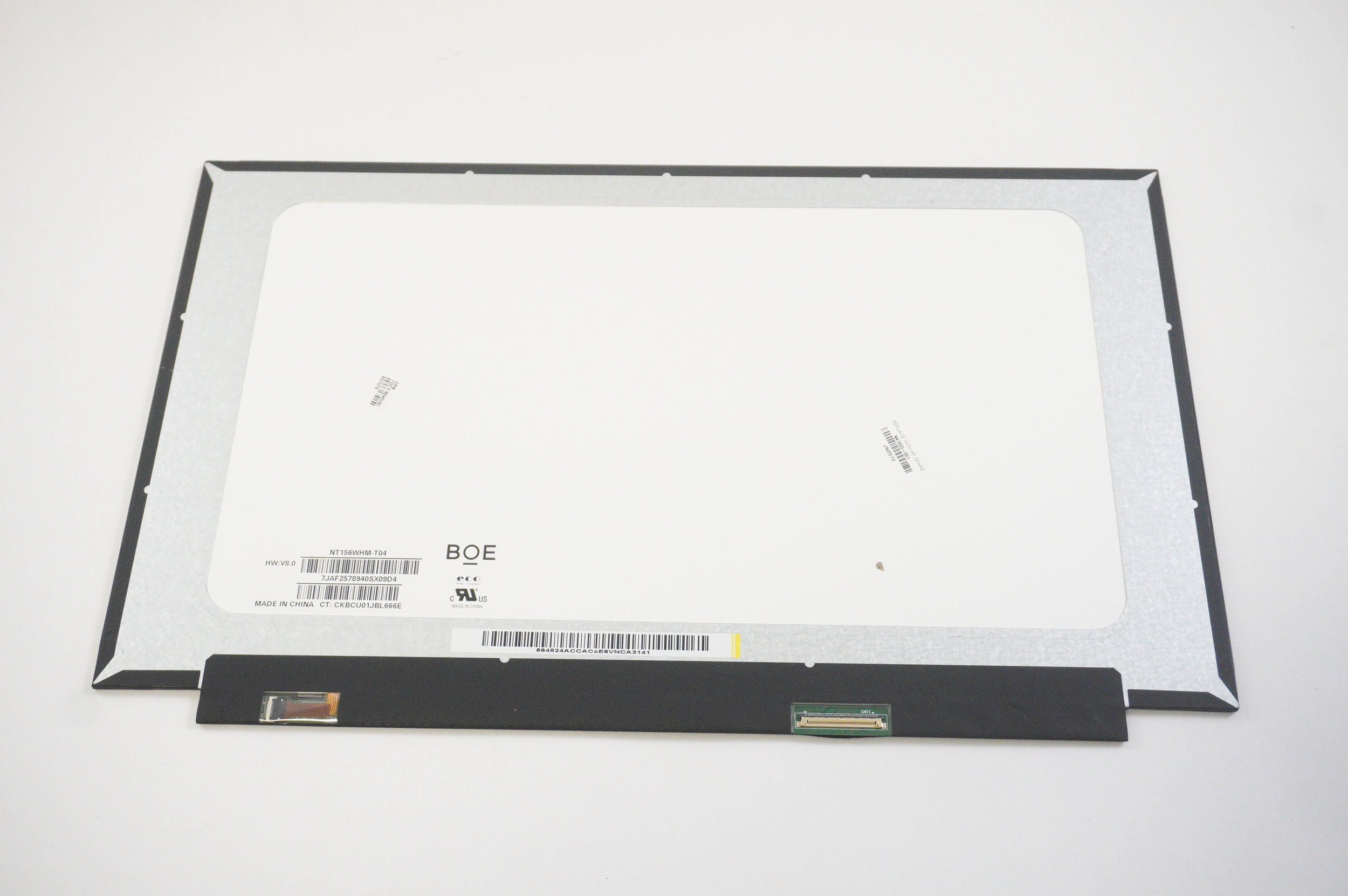 NT156WHM-T04 Boe 15.6 inches HD 40 pin Glossy Touch Screen LED