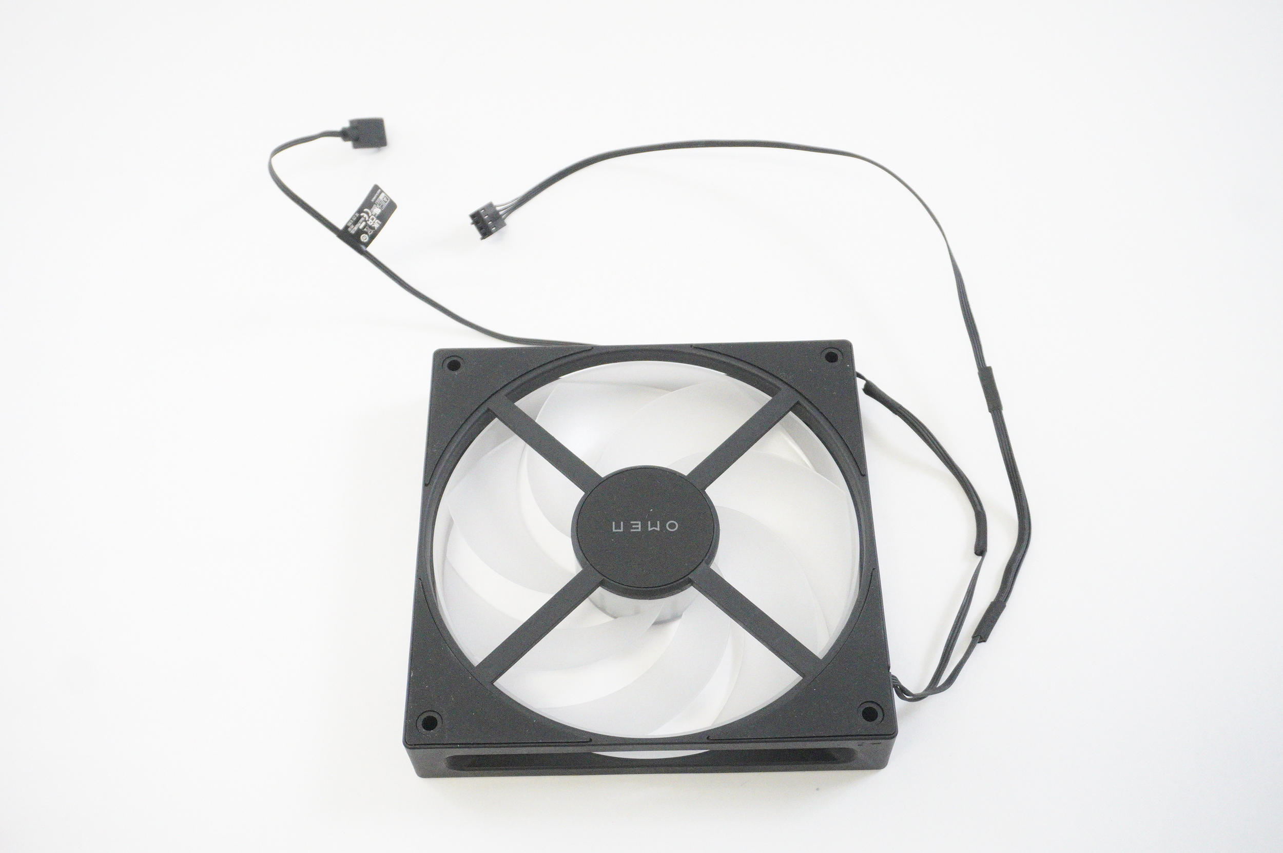 P07108-001 Hp Cooling Fan 140 front black snowball 9J5F1AAR#ABL GT16-0066m
