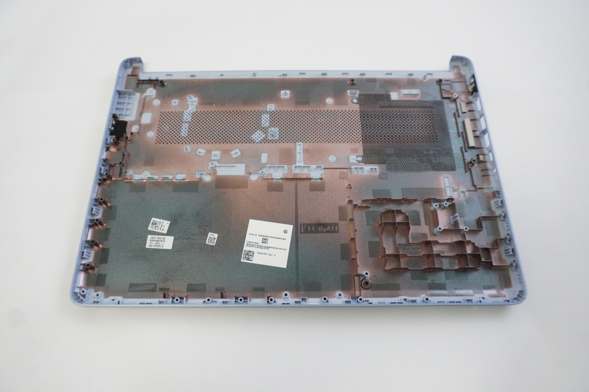 P41144-001 Hp Bottom Base Cover Sky Blue 14-DQ6012DX