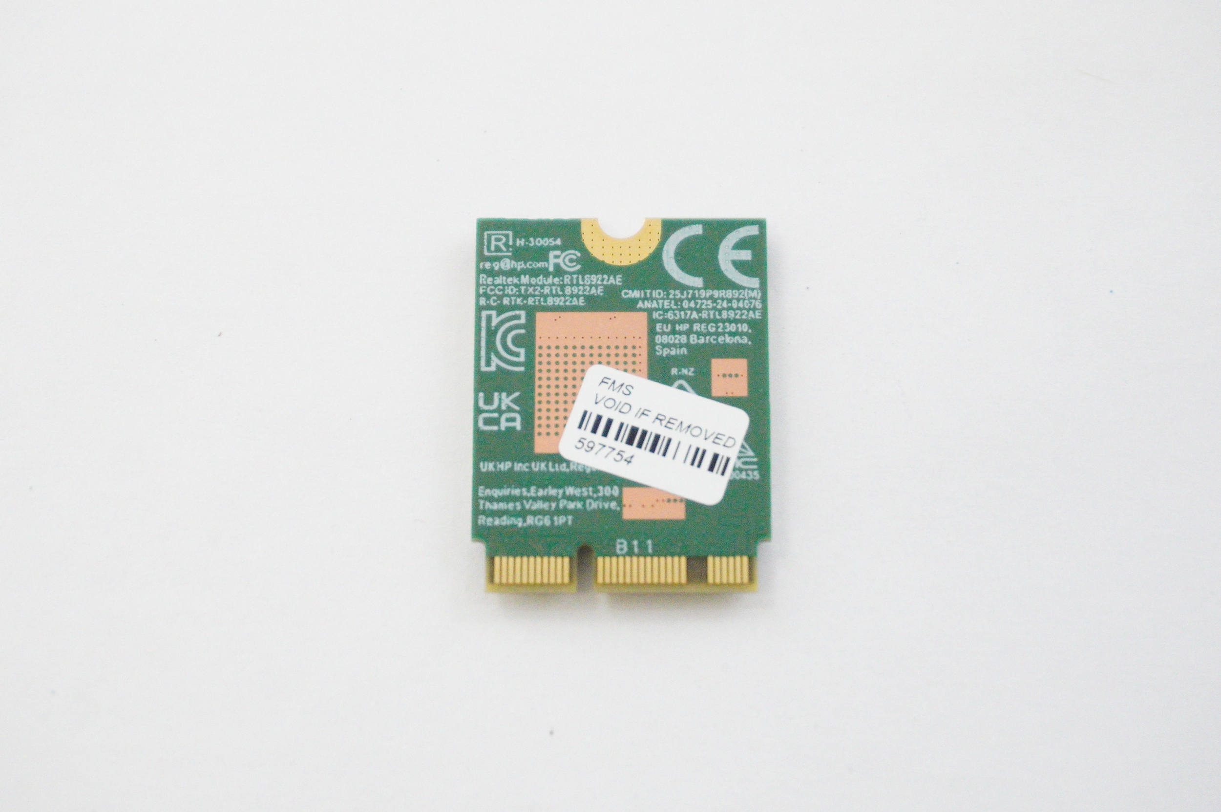 P44408-005 Hp Wireless Card D7NF1UA#ABA 27-CW0054 27-CY0074