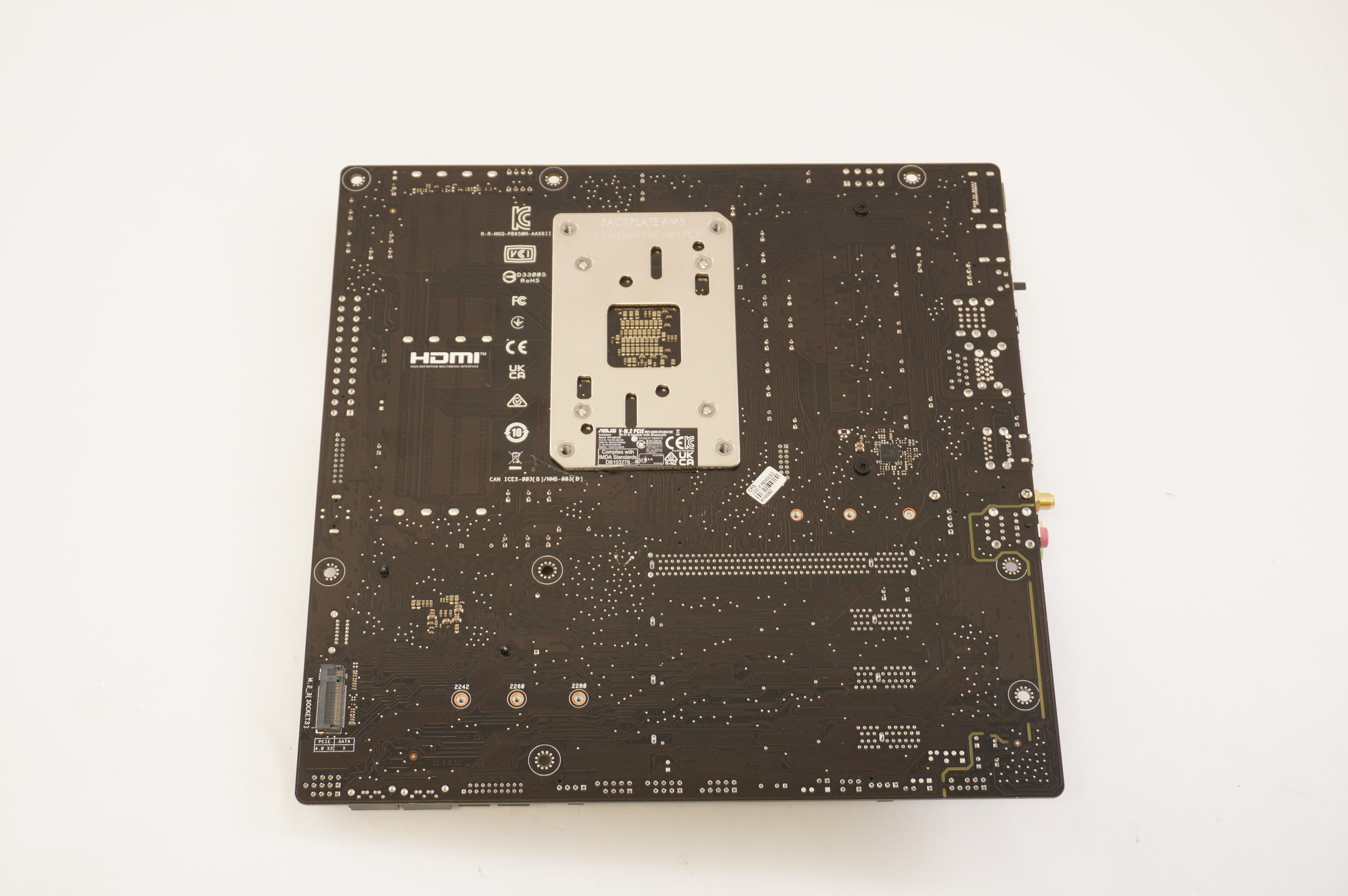 PRIME-B650M-A Asus AMD Ryzen 7 Socket Gaming Motherboard No IO shield Plate