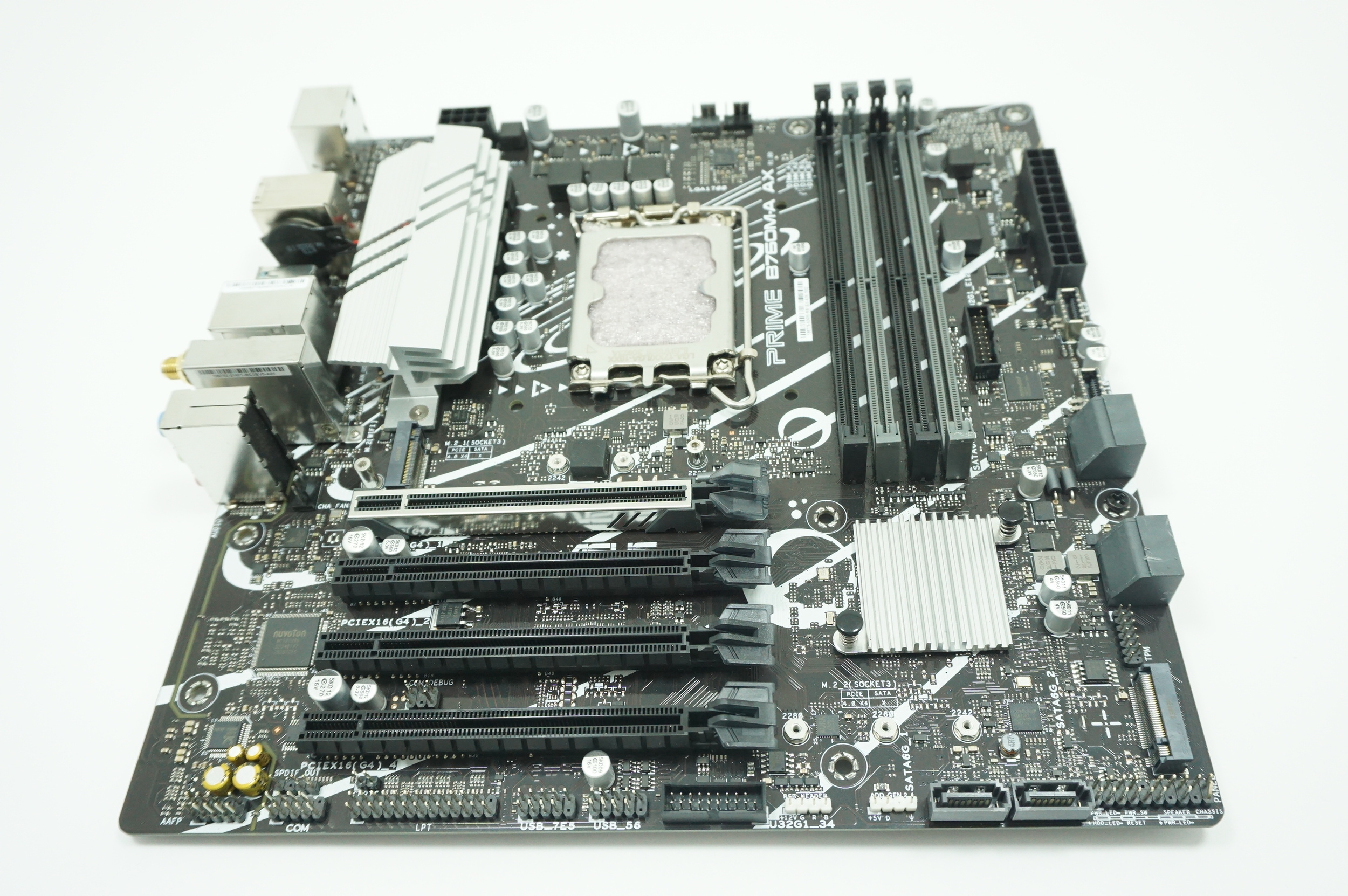 PRIME-B760M-A-AX iBUYPOWER Intel LGA 1700 DDR5 Motherboard No IO shield Plate