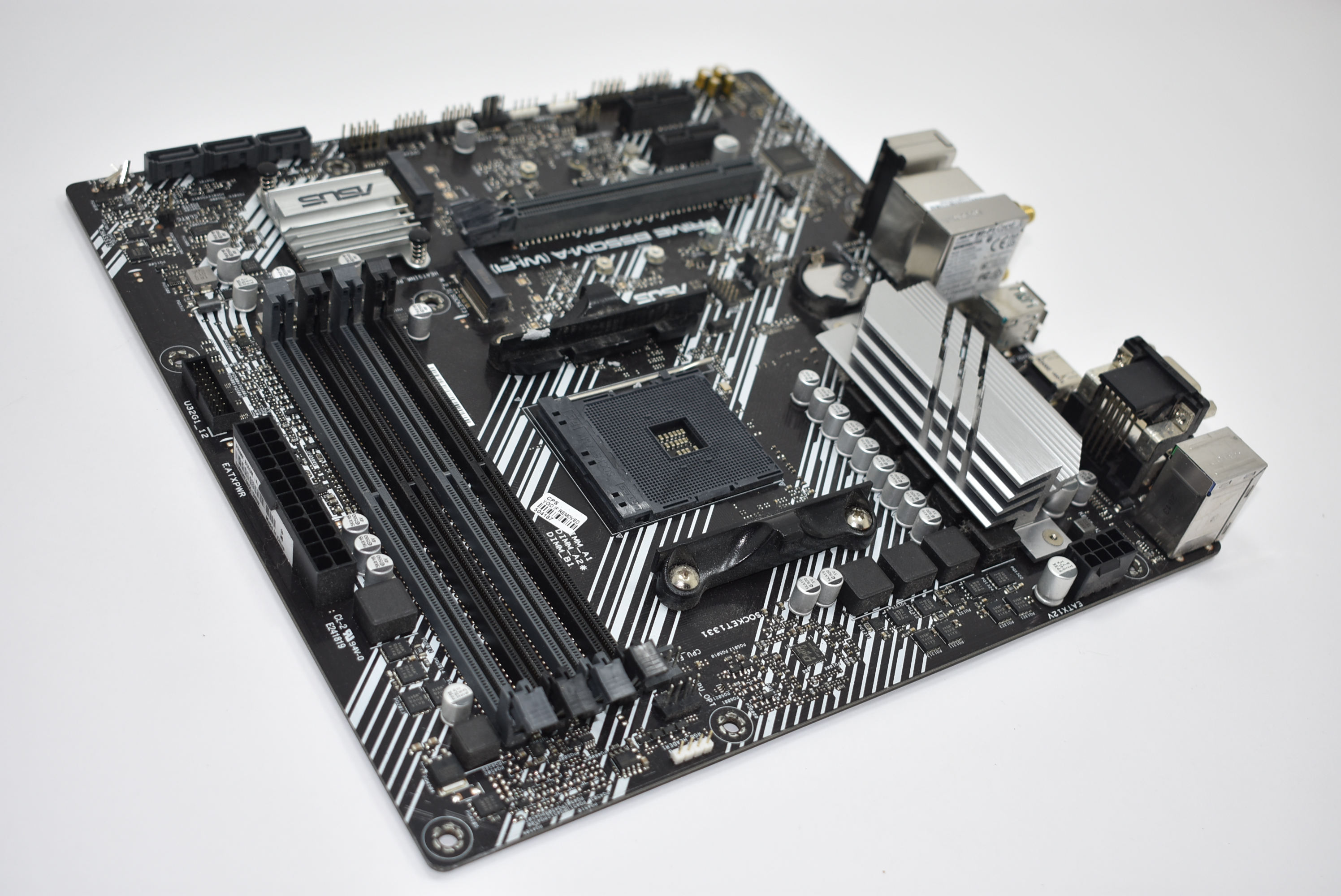 PRIMEB550MAWIFI Asus Prime B550M-A AMD B550 Socket AM4 Motherboard No IO Shield Plate