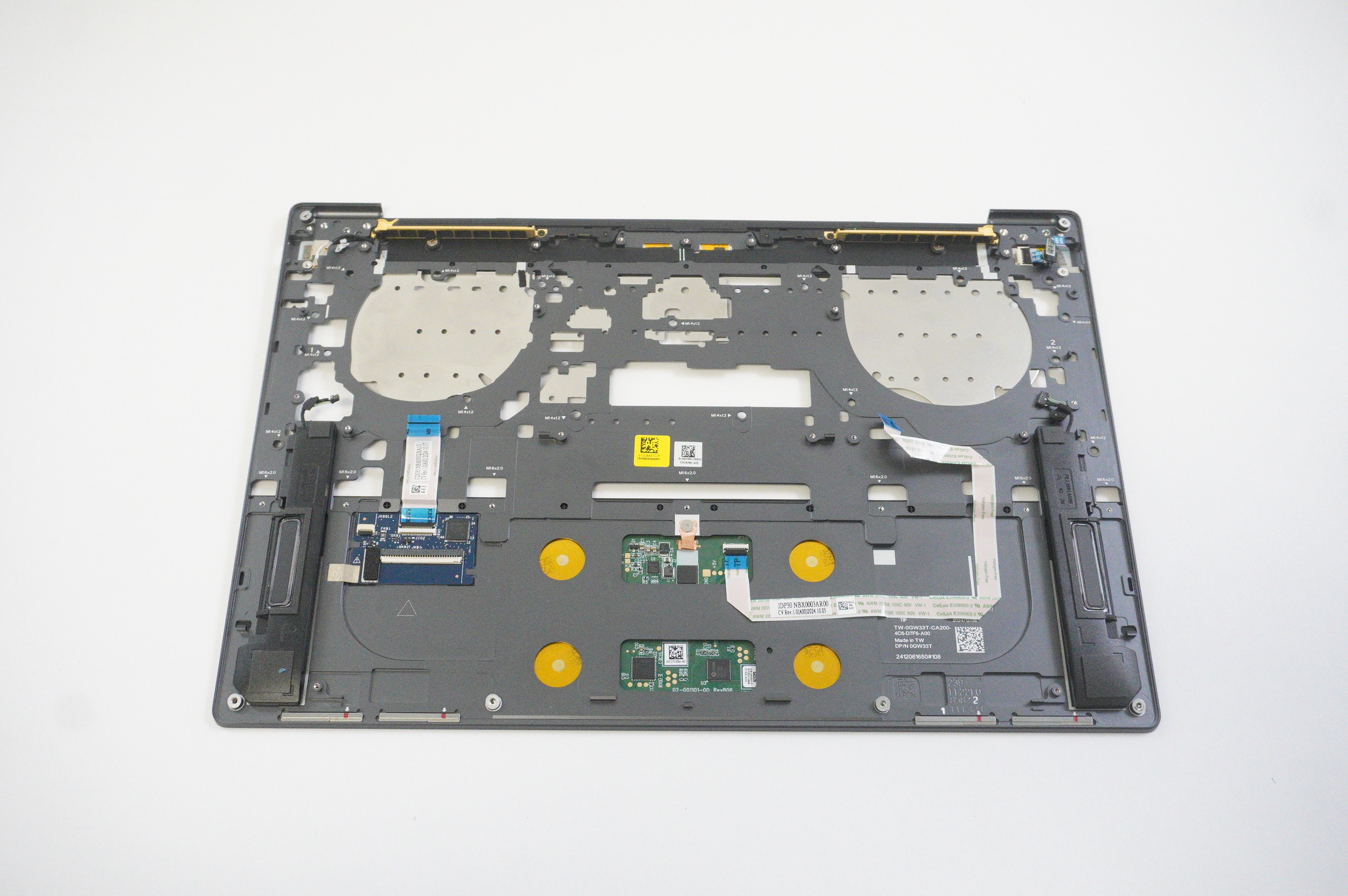 R97XH Dell Palmrest Top Cover Graphite W/ Speakers XPS9350-7715BLK-PUS
