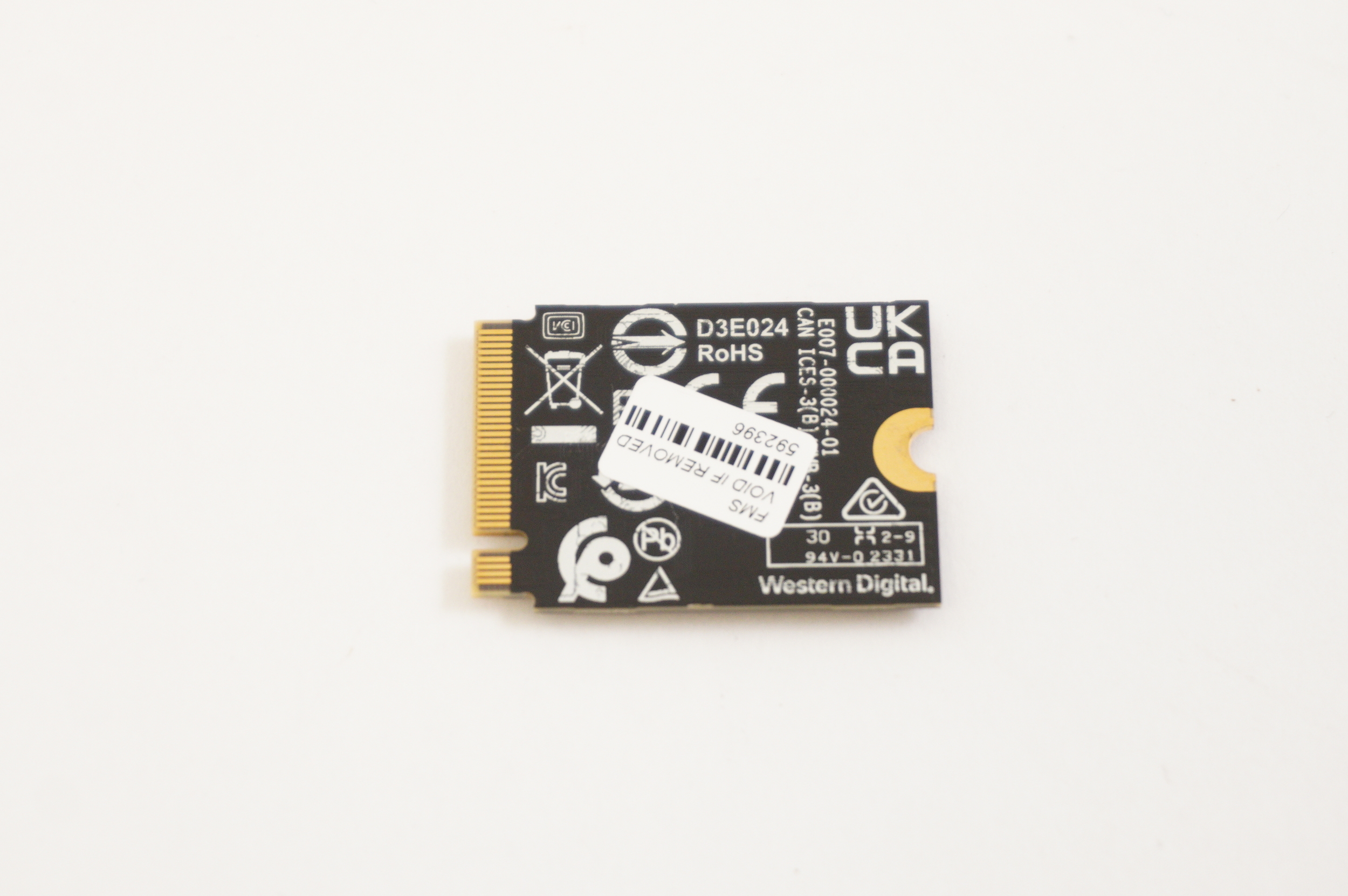 SDDPTQD-512G-1102 Western Digital 512GB NVMe PCIe Gen 4 x4 M.2 2230