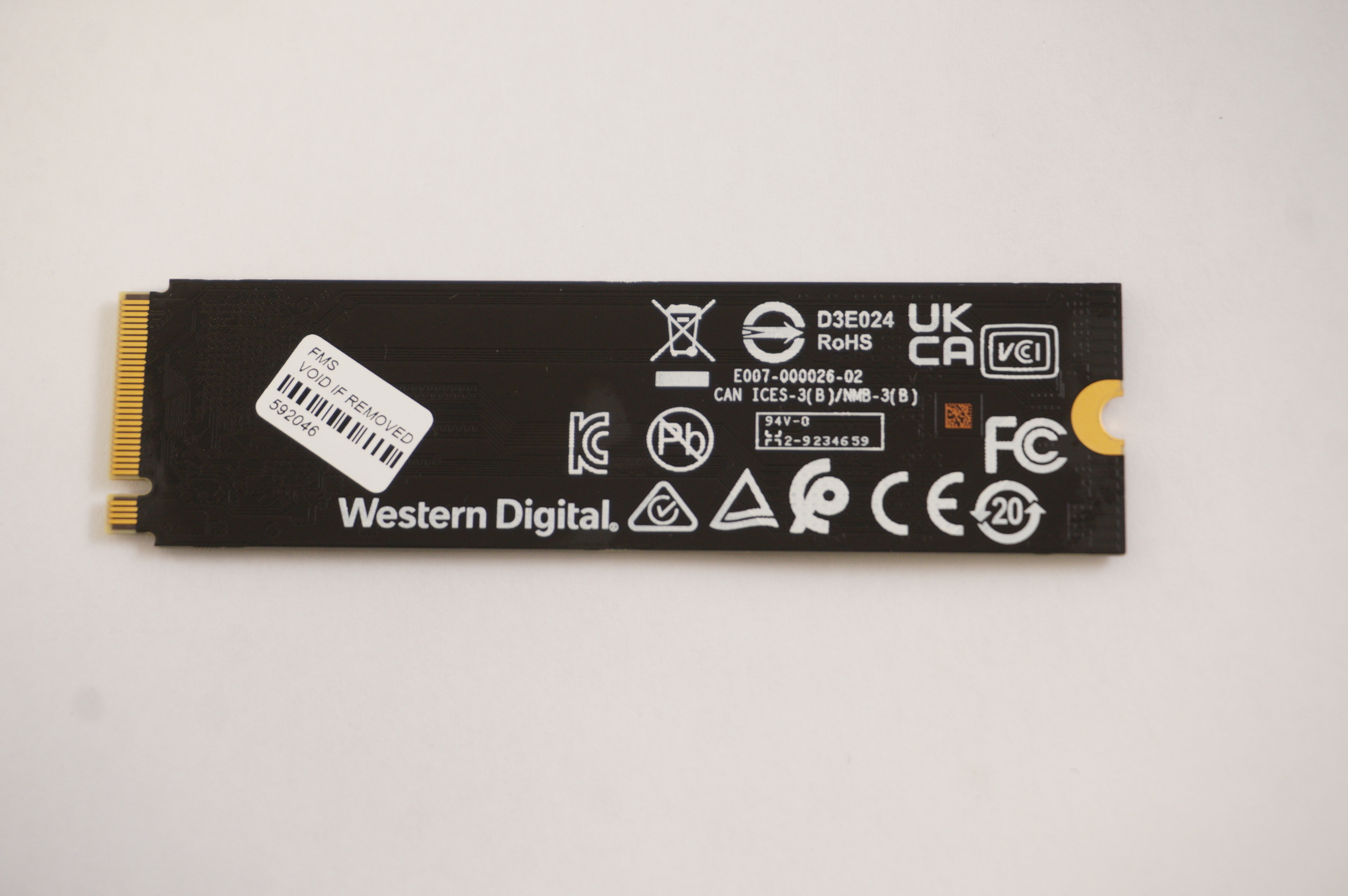 SDDQNQD-256G-1201 Western Digital 256GB PCIe NVMe Gen4x4 M.2 2280 SSD Drive F0HR0009US