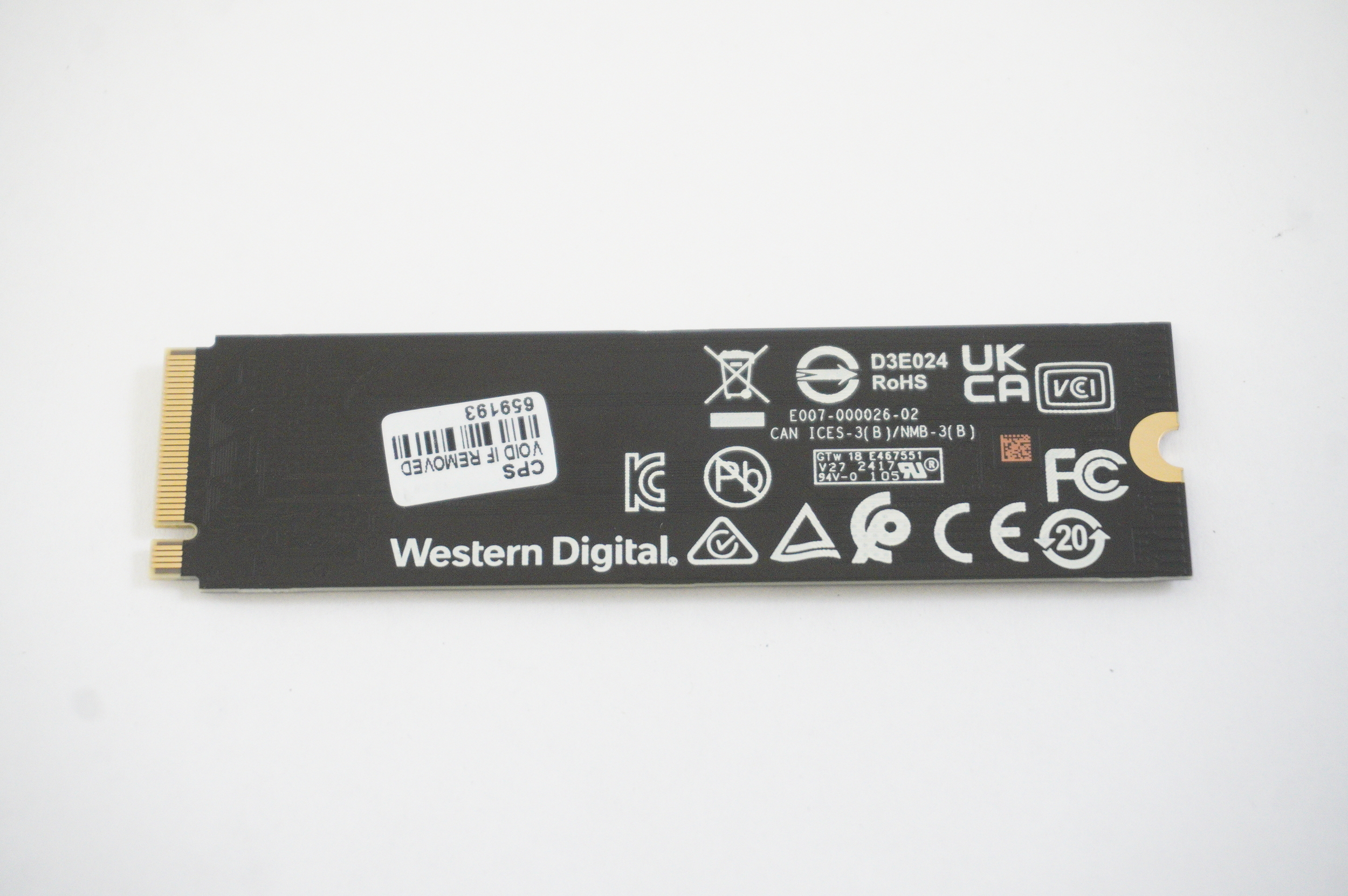 SDDQNQD-512G-1201 Western Digital 512GB SN740 NVMe PCIe Gen4x4 SSD Drive