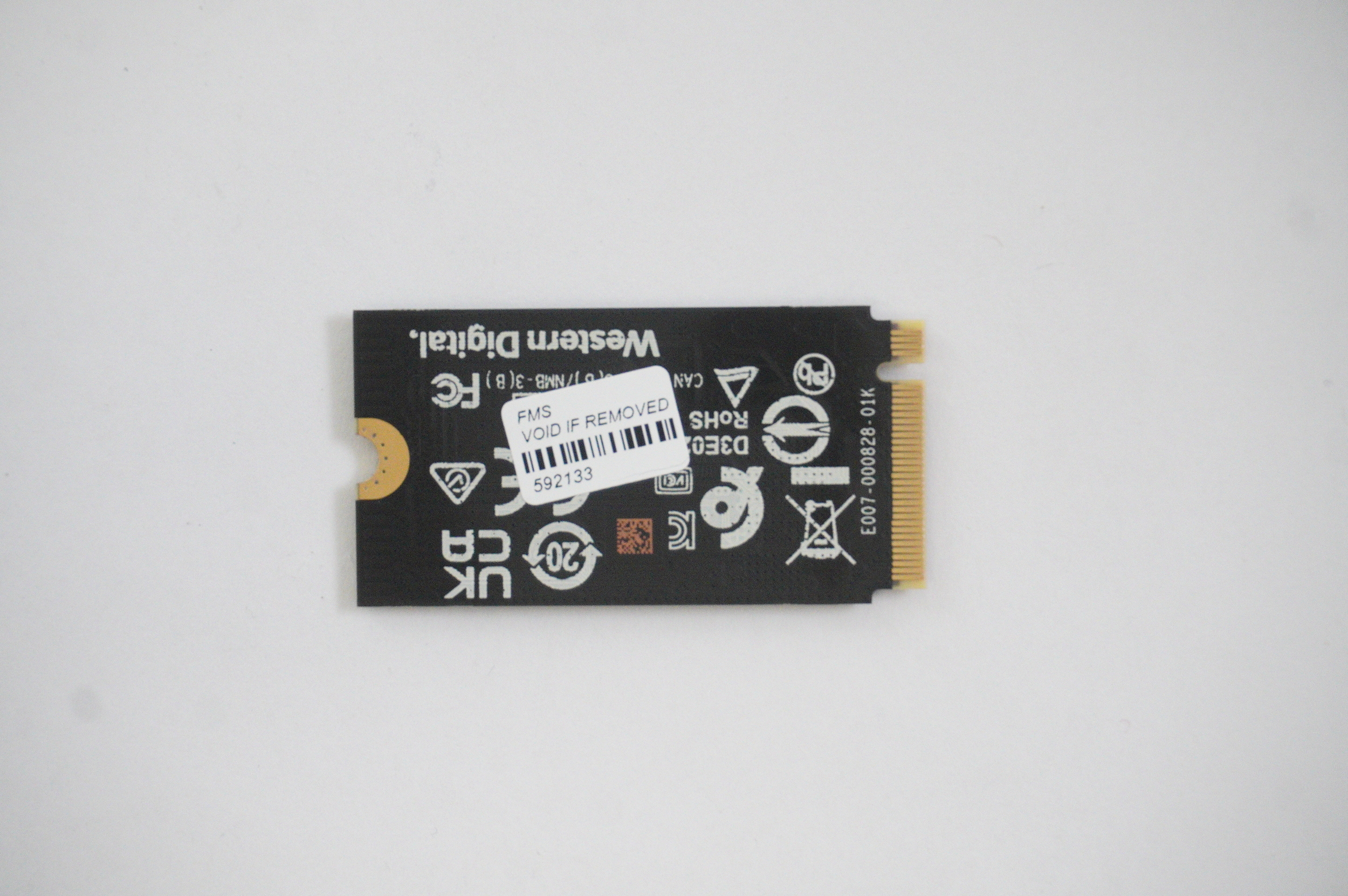 SDFPMSL-1T00-1101 Western Digital 1TB PCIe NVMe Gen4x4 M.2 2242 SSD Drive