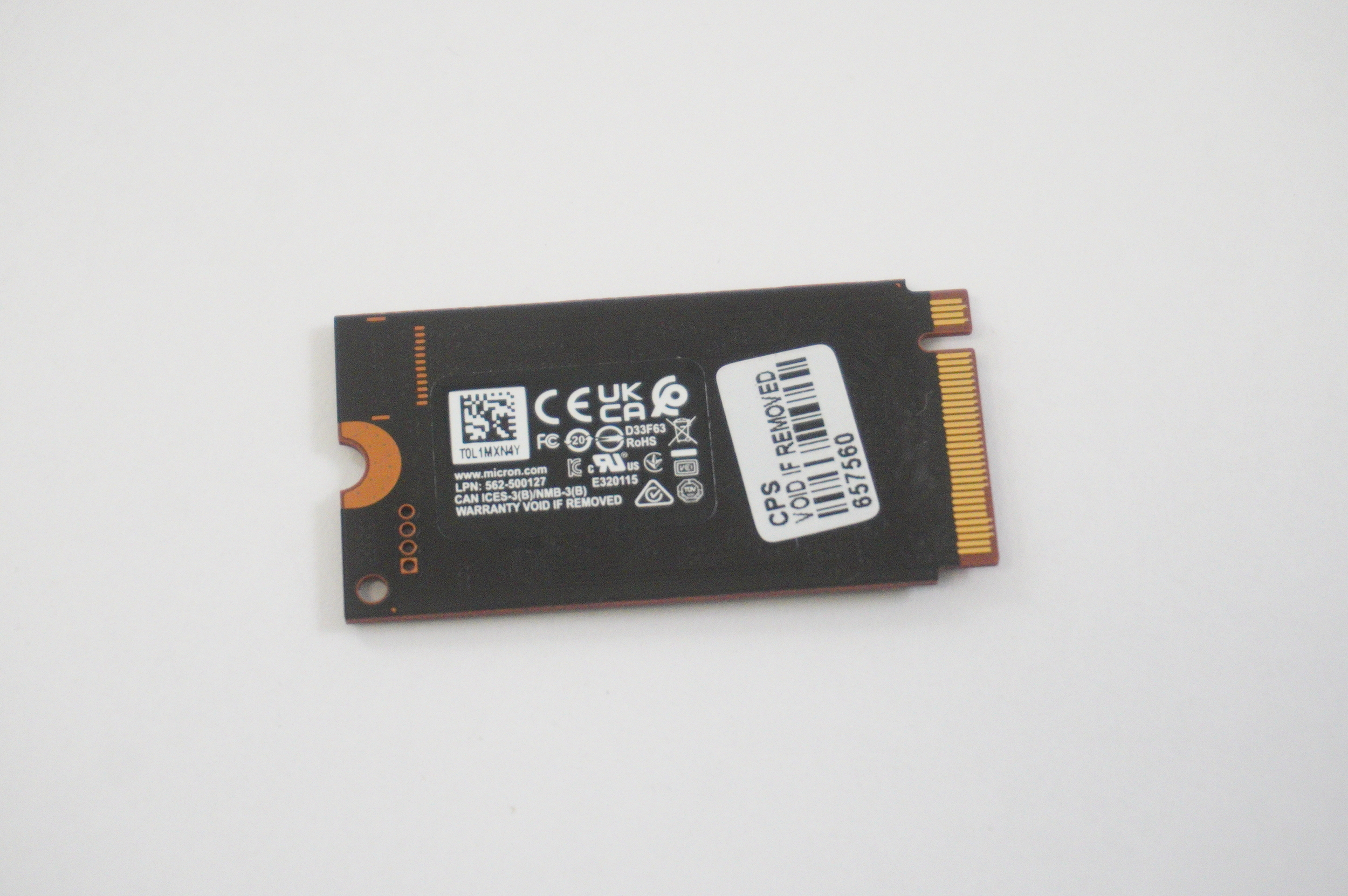 SSS1M36930 Lenovo 512GB PCIe NVMe Gen4x4 M.2 2242 SSD Drive