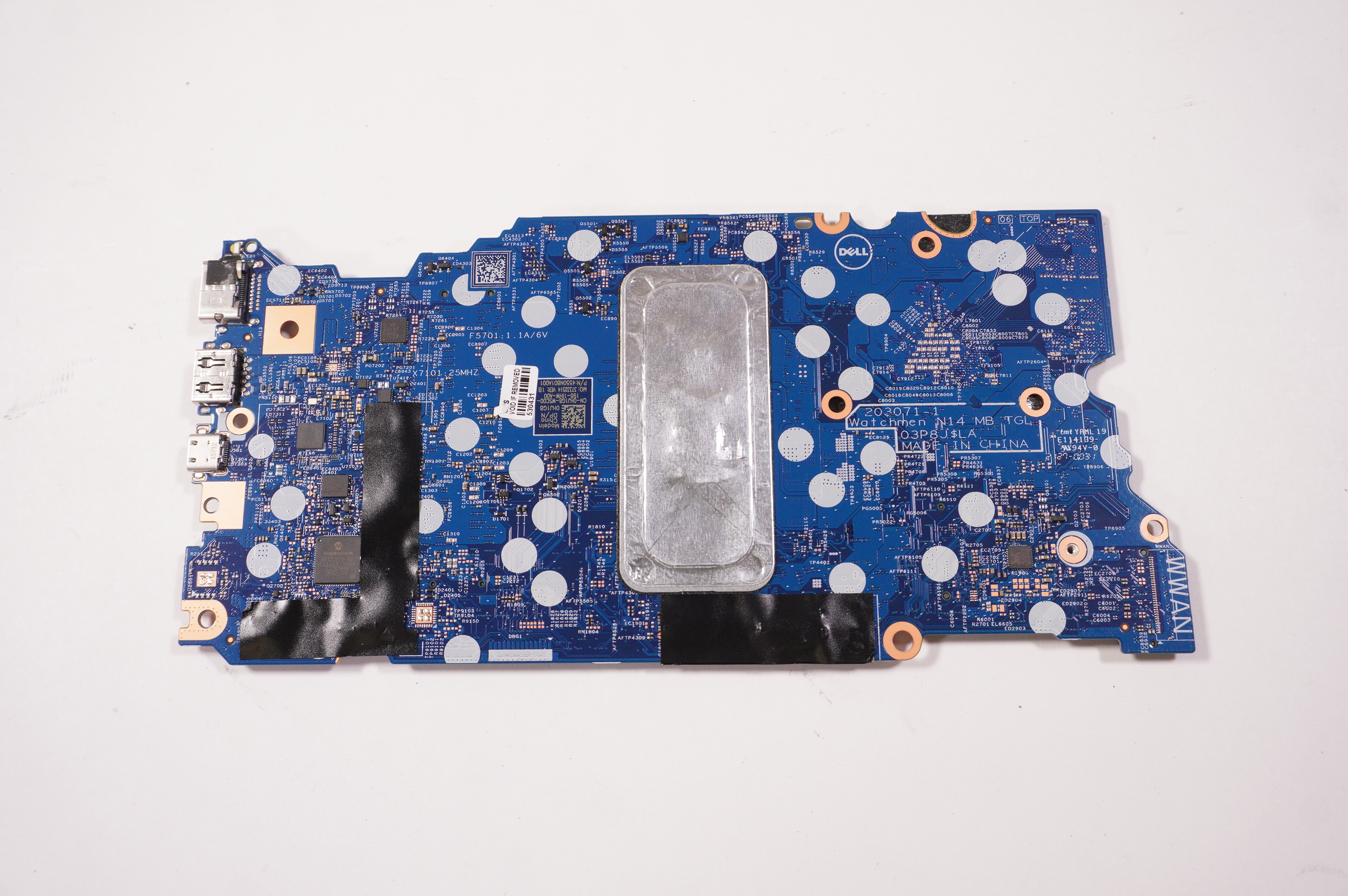 TX40J Dell System Board, Intel Core i5-1135G7 I5410-7026SLV-PUS