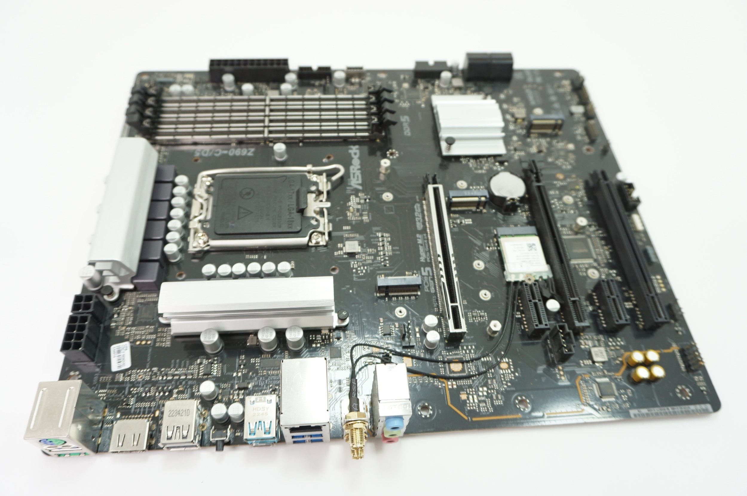 Z690-C-D5 AsRock Intel LGA1700 DDR5 ATX Motherboard No IO Shield Plate