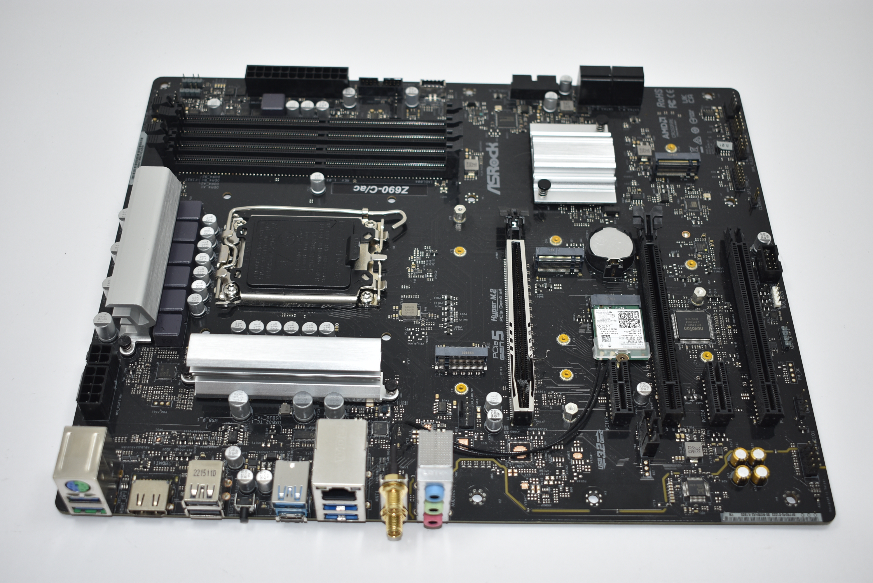 Z690CAC AsRock Intel Socket LGA 1700 DDR4 ATX Motherboard No IO Shield Plate