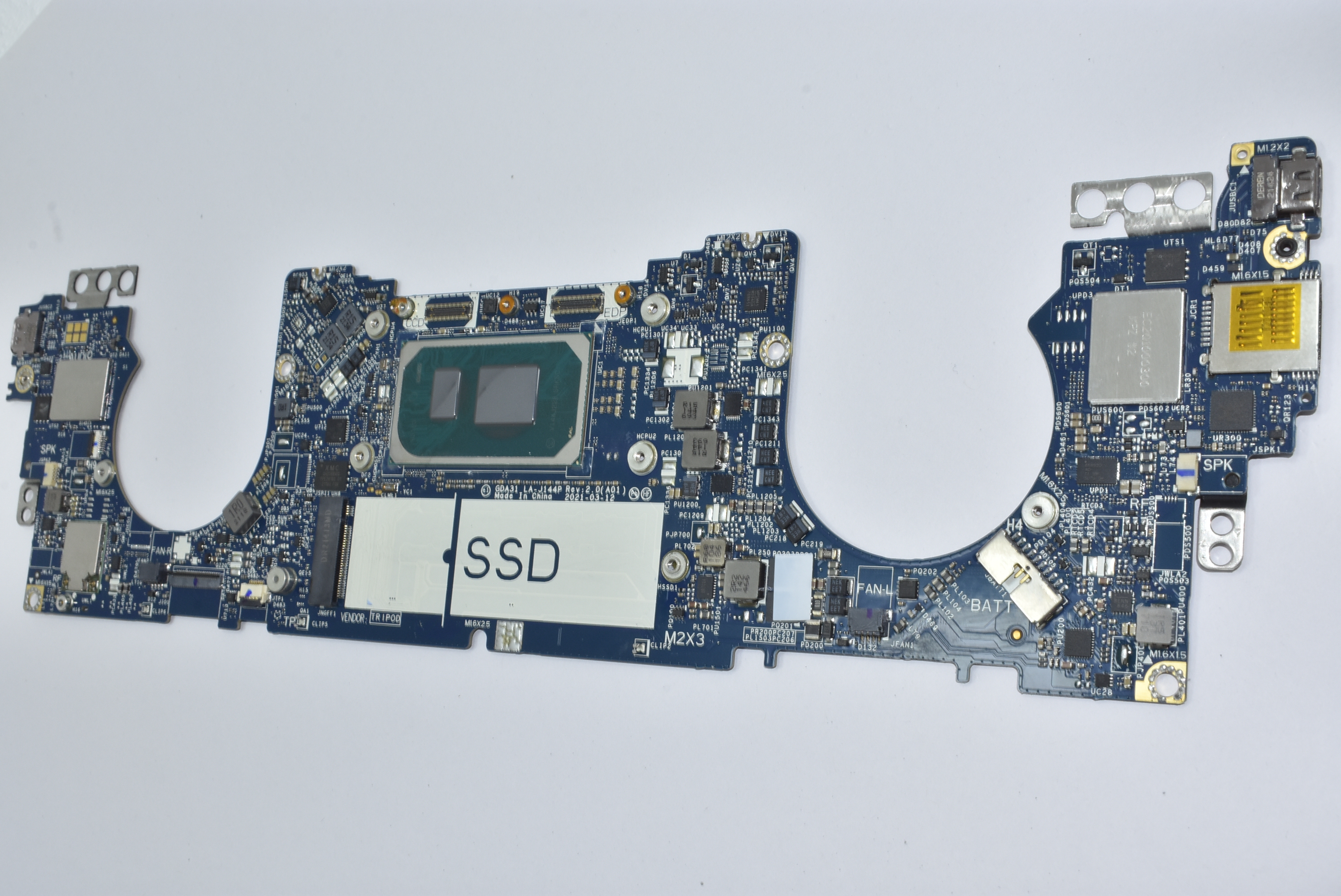 41XJ5 Dell Intel Core i7-1165G7 8GB Motherboard XPS9310-7392SLV-PUS