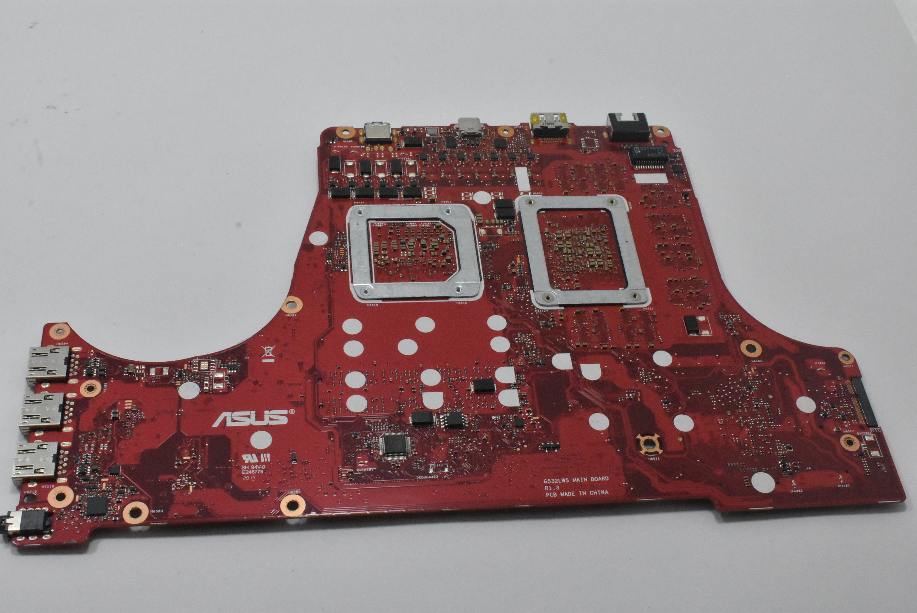 90NR0390-R00010 Asus Intel Core i7-10750H RTX 2070 Motherboard GL512LW-WS74